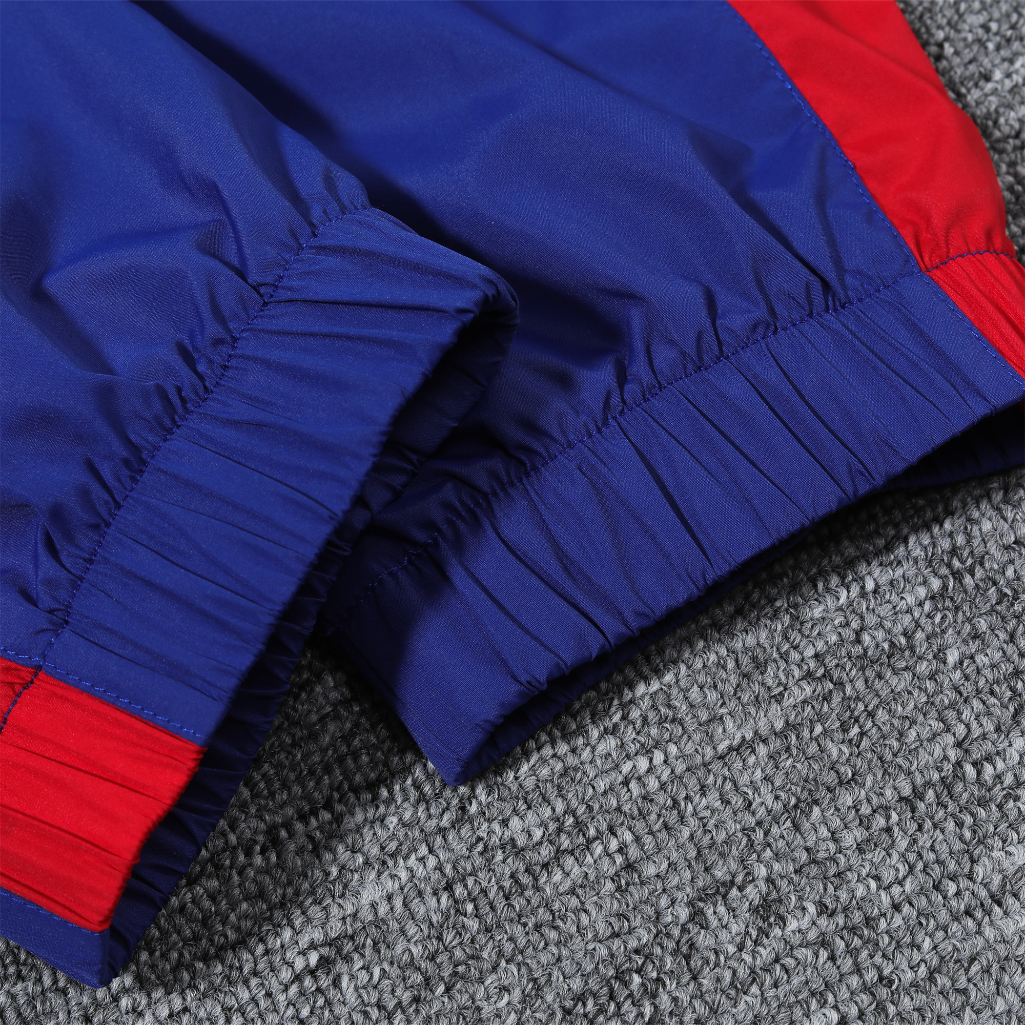 France 2024 National Team Anthem Blue Hooded Windbreaker - Player Version - SOCCERDEALSHOP