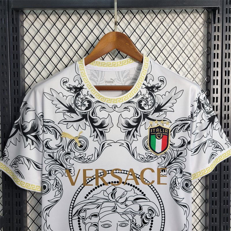 Italy X Versace Special Edition Jersey 23/24 Football Kit - SOCCERDEALSHOP