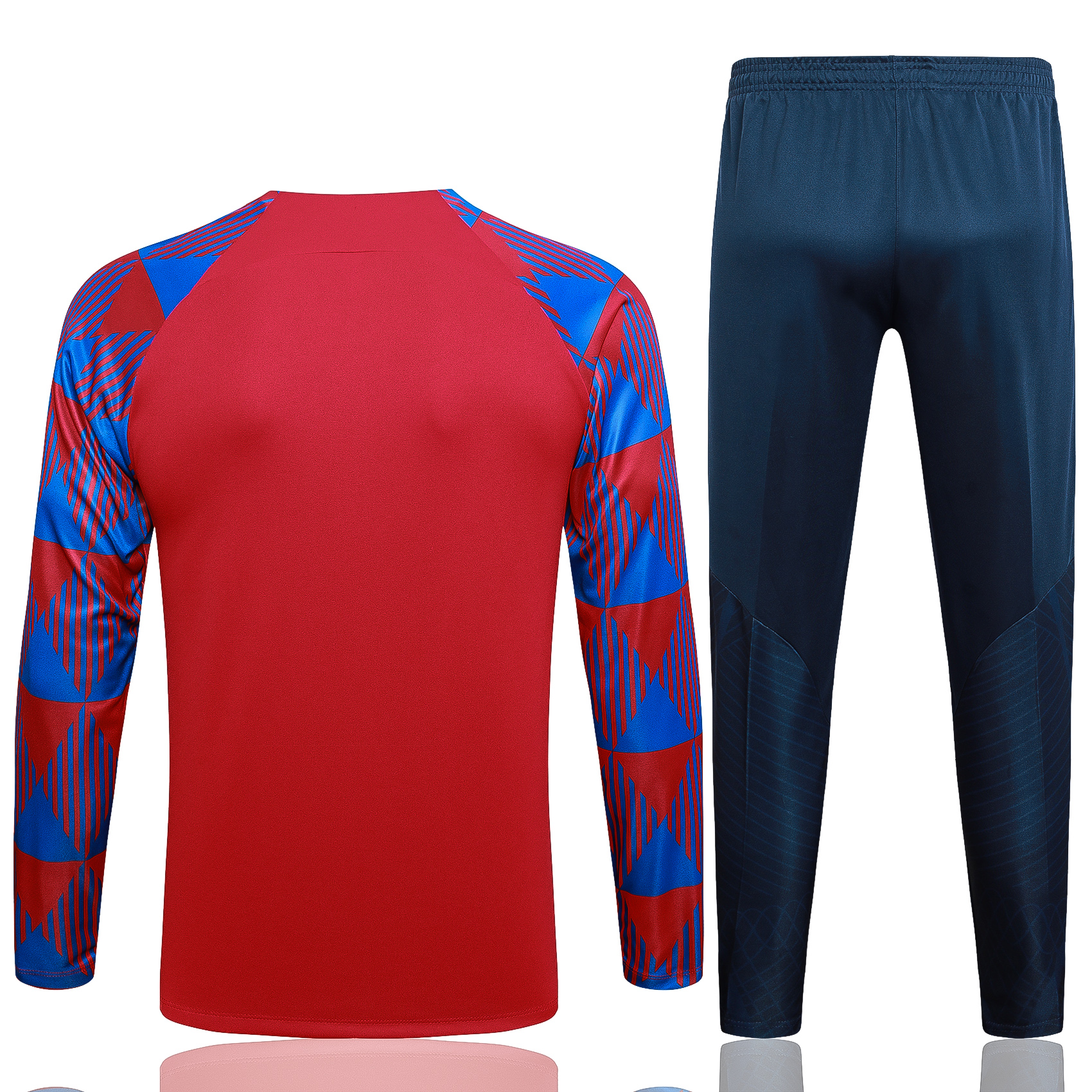 B.A.R.S.A 23-24 Kids Long Sleeve Training Set Red - SOCCERDEALSHOP