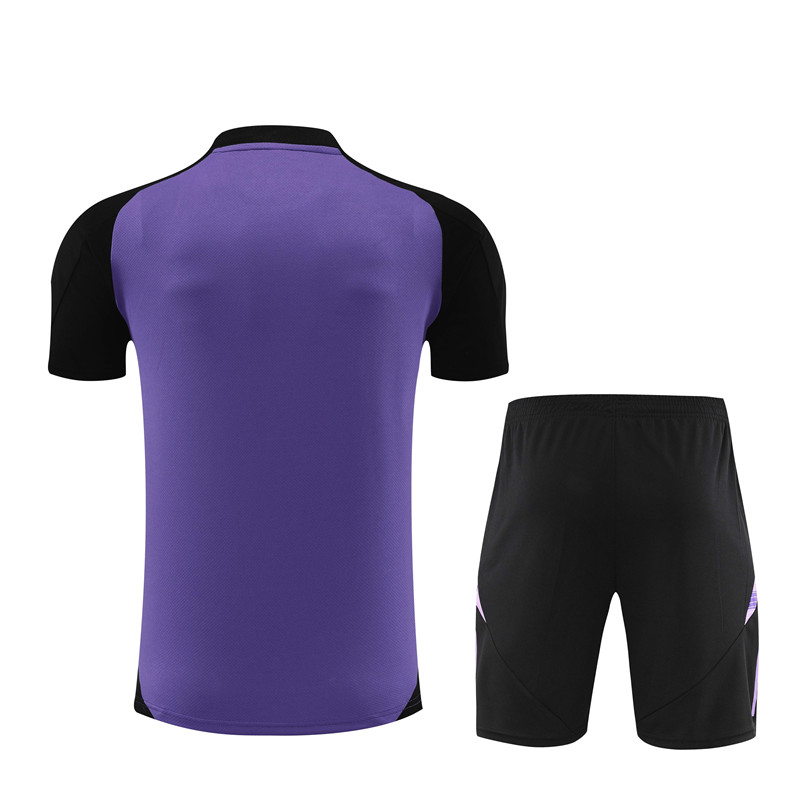 Germany 2024 Short-Sleeve Training Set - Purple - SOCCERDEALSHOP