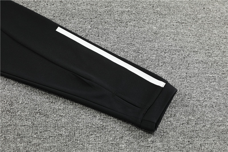 Real Madrid 23-24 Kids Long Sleeve Training Set Black - SOCCERDEALSHOP