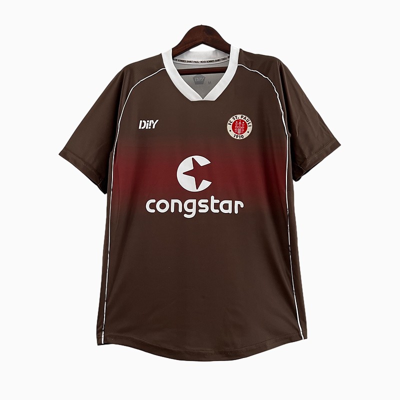 St. Pauli 23-24 Home Stadium Jersey - Fans Version - SOCCERDEALSHOP
