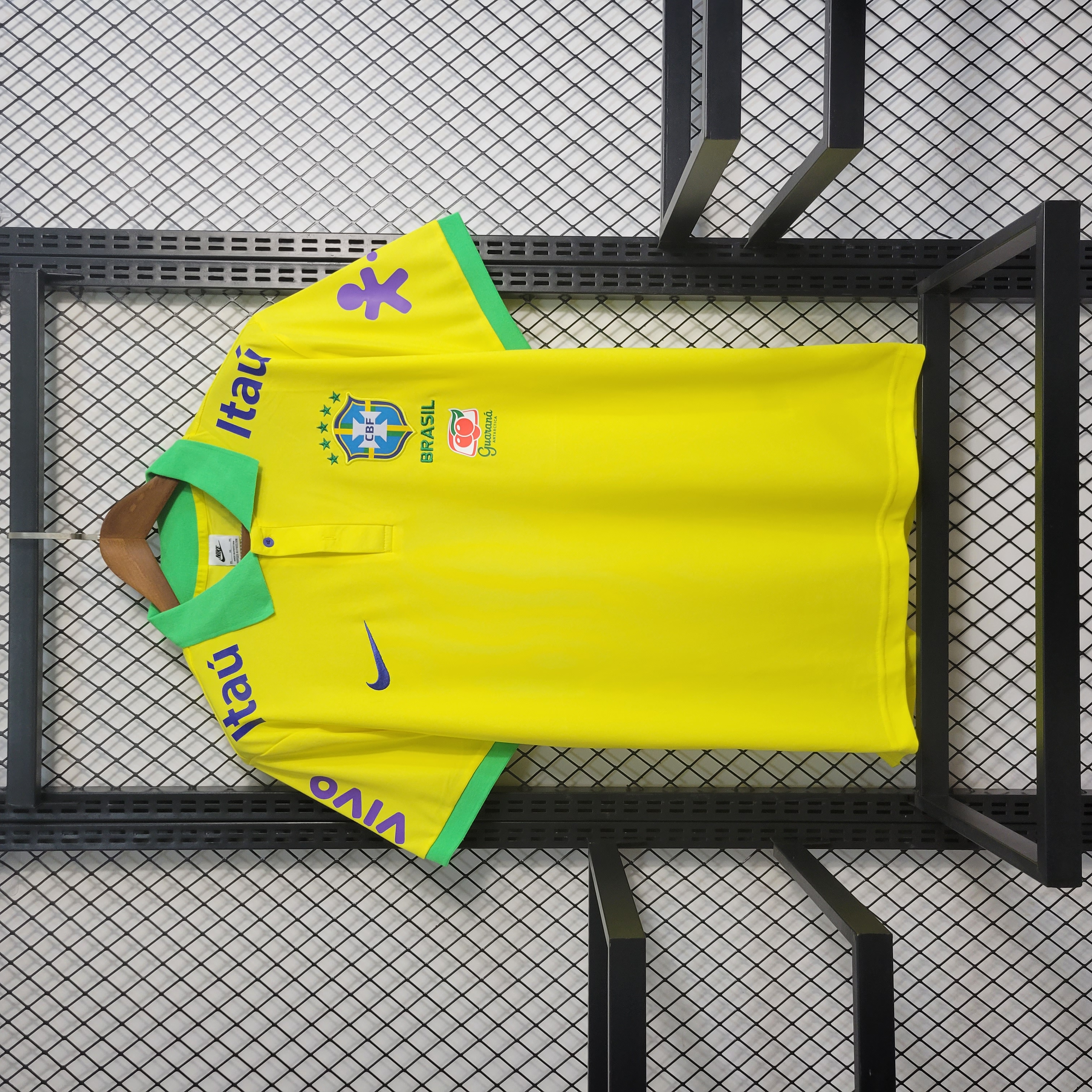 Retro Brazil 2022 Yellow Training Jersey - SOCCERDEALSHOP