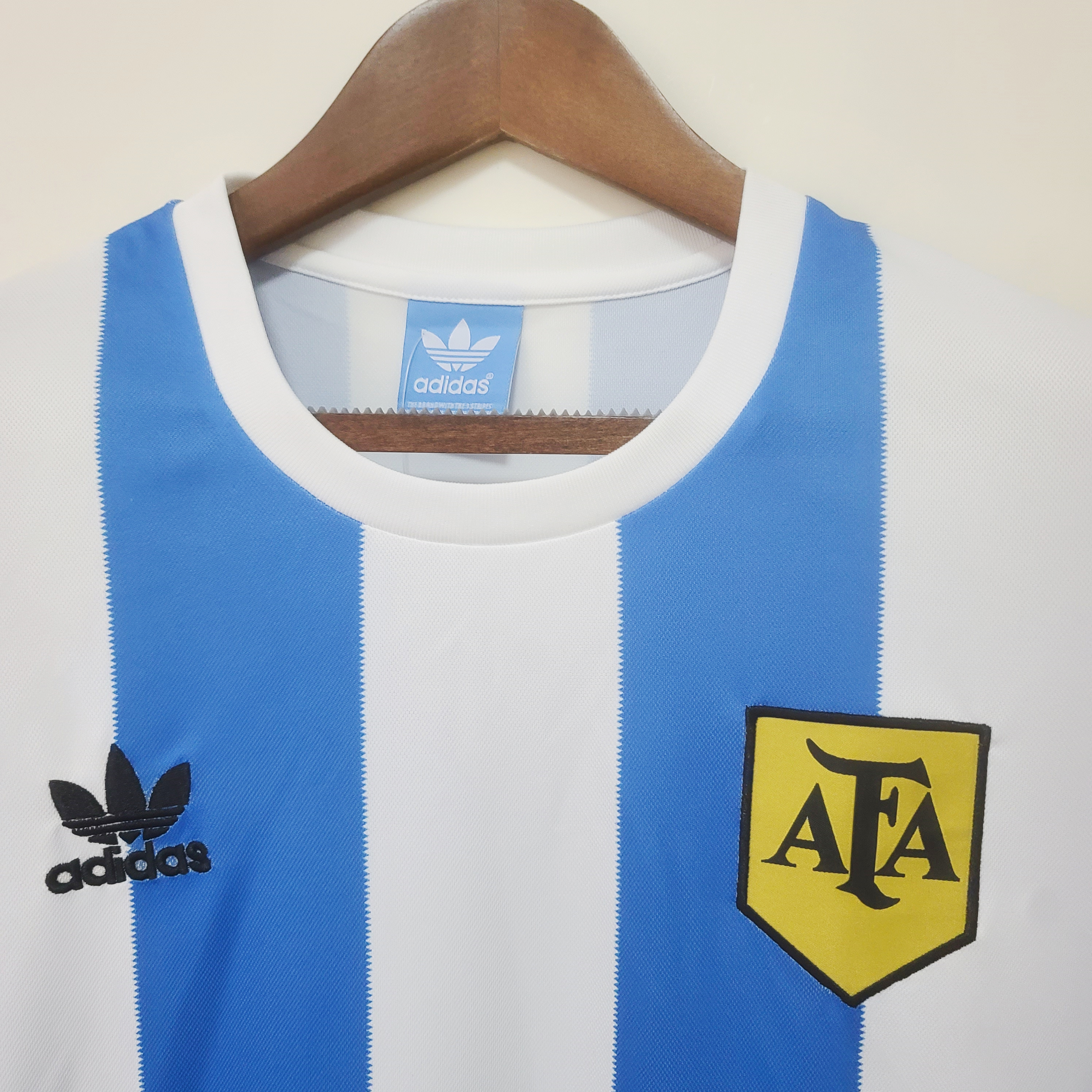Retro Argentina 1978 Home Stadium Long Sleeve Jersey - SOCCERDEALSHOP