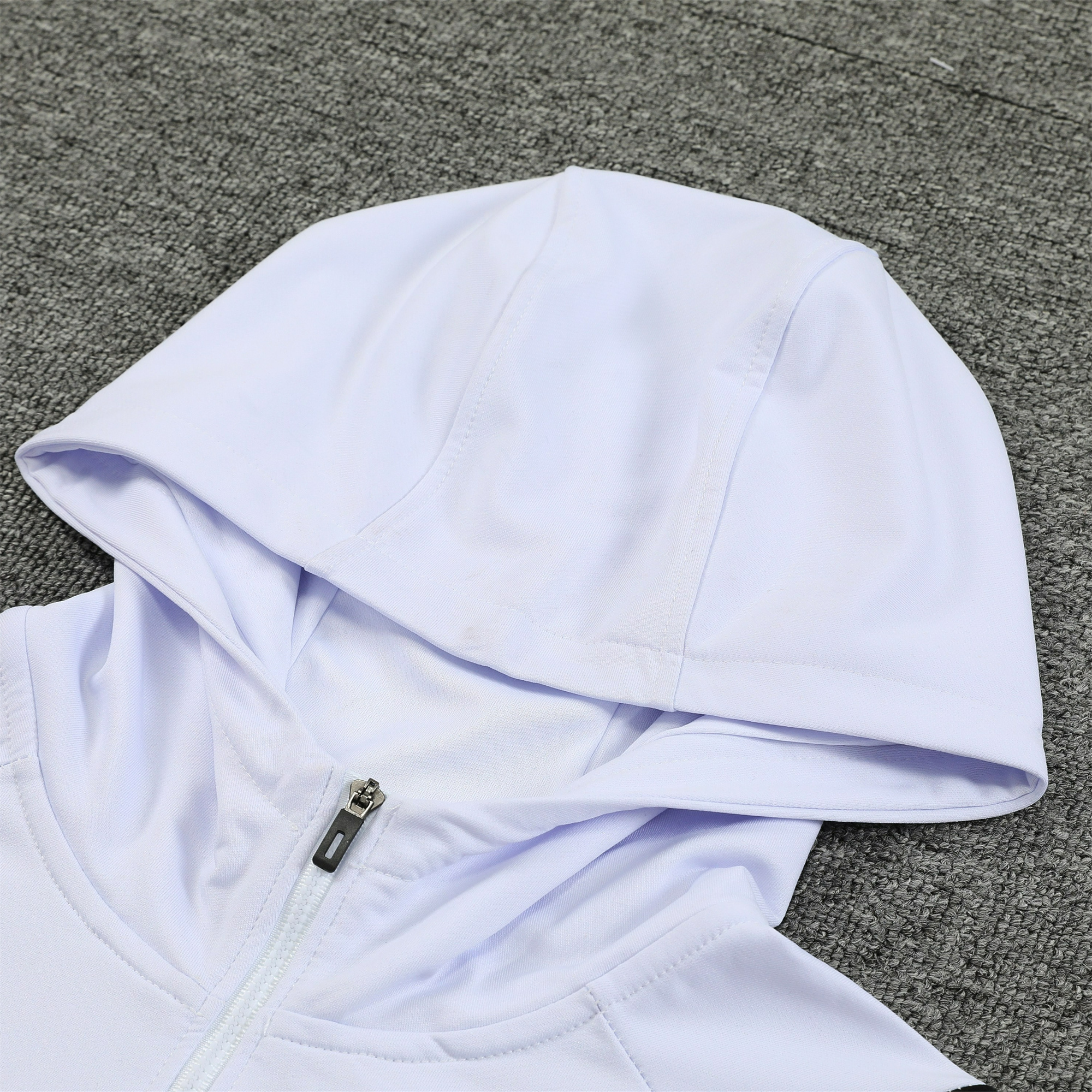 Manchester United 23-24 Men's Training Hoodie + Pants - White - SOCCERDEALSHOP