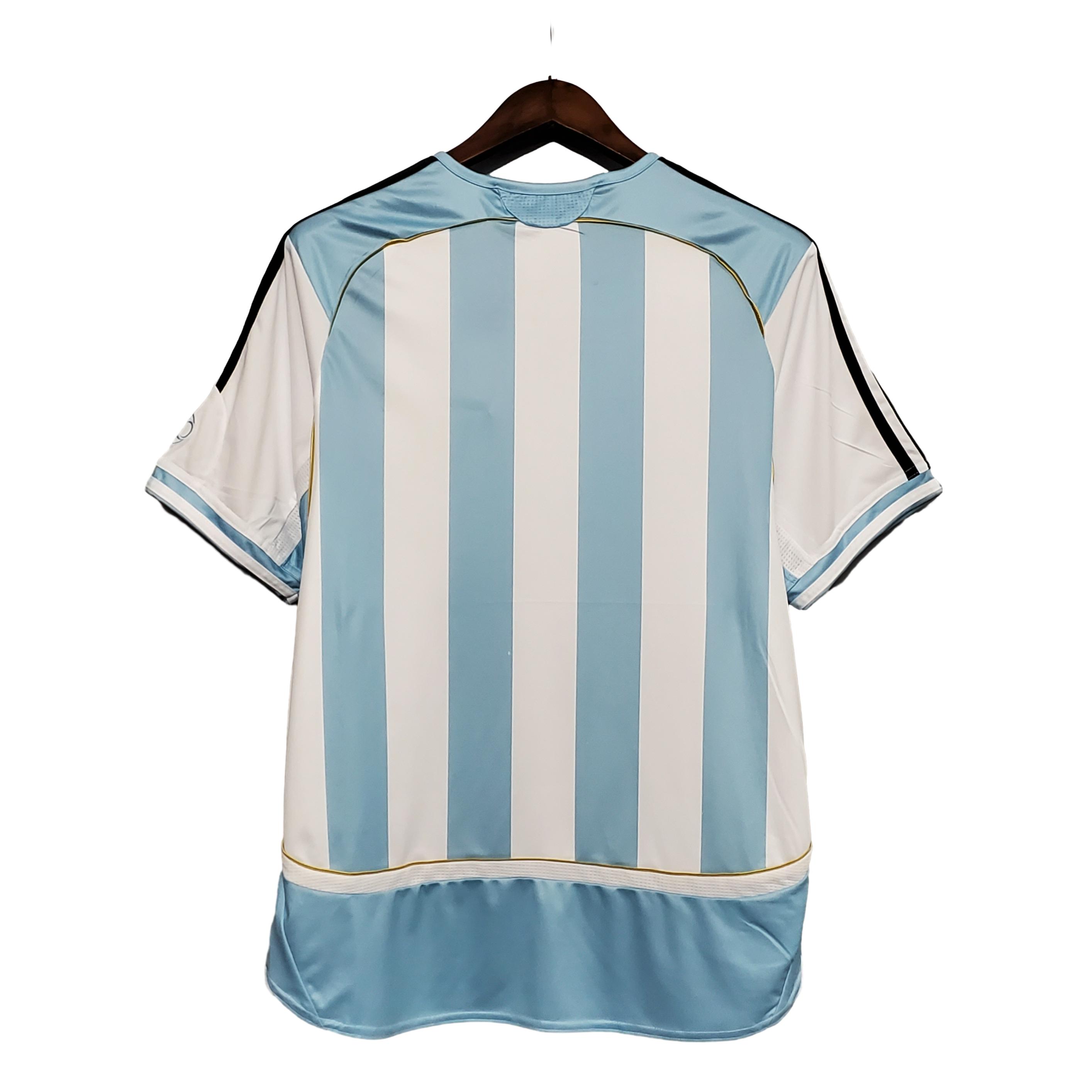 Retro Argentina 2006 Home Stadium Jersey - SOCCERDEALSHOP