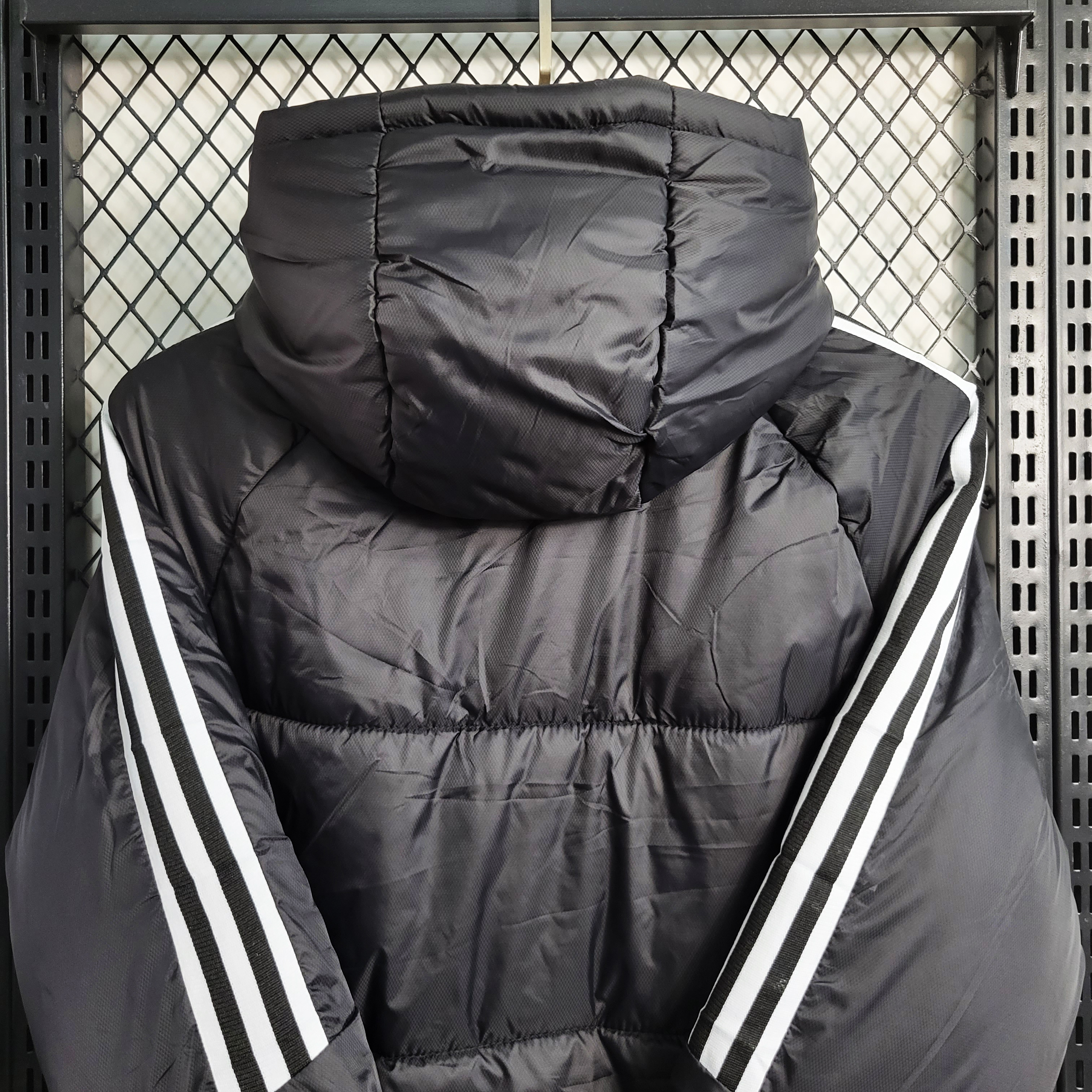 Botafogo 23-24 Men's Hooded Thermal Cotton Jacket - Black - SOCCERDEALSHOP