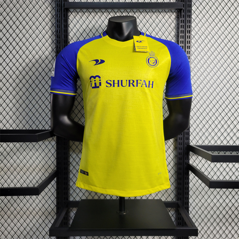 Al Nassr 22-23 Home Jersey - Player Version - SOCCERDEALSHOP