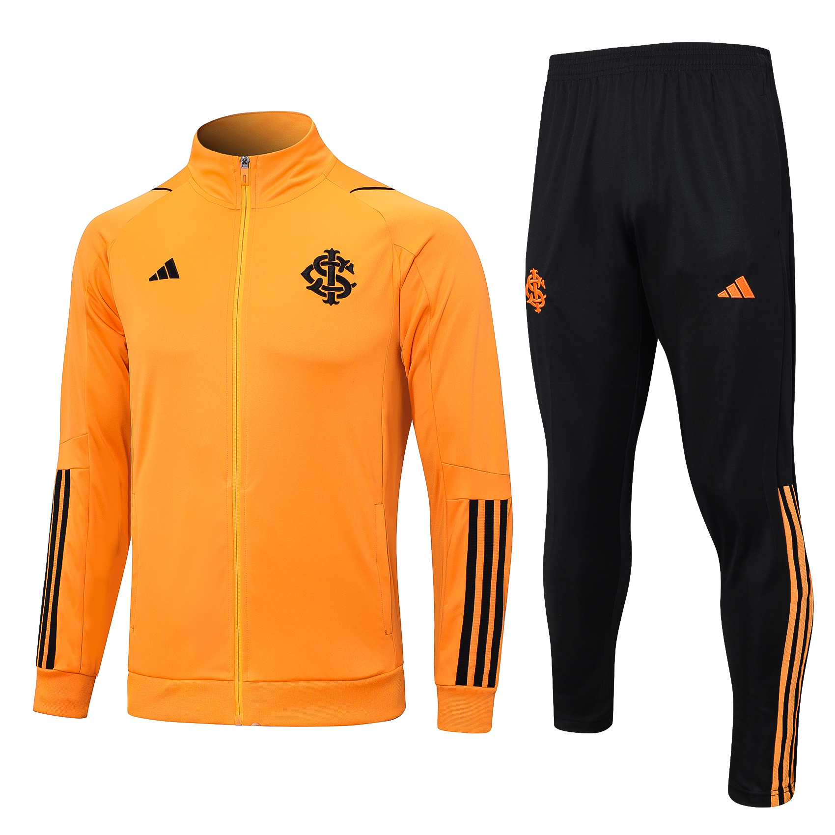 Brazilian International 23-24 Jacket Training Tracksuit - Orange - SOCCERDEALSHOP