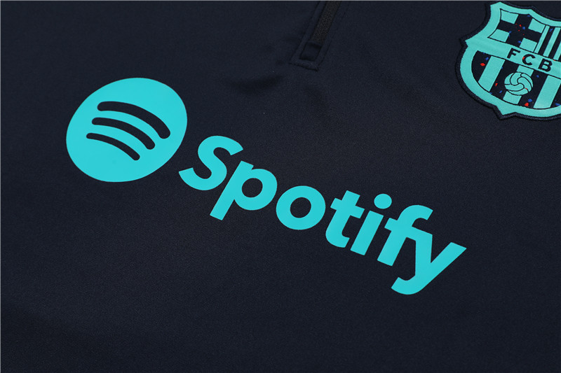 B.A.R.S.A 23-24 Kids Long Sleeve Training Set Royal Blue - SOCCERDEALSHOP