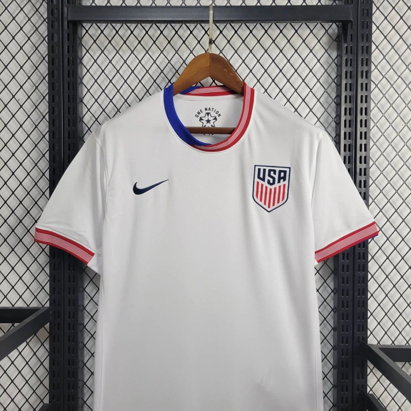 United States USA 2024 Home Stadium Jersey - Fans Version - SOCCERDEALSHOP