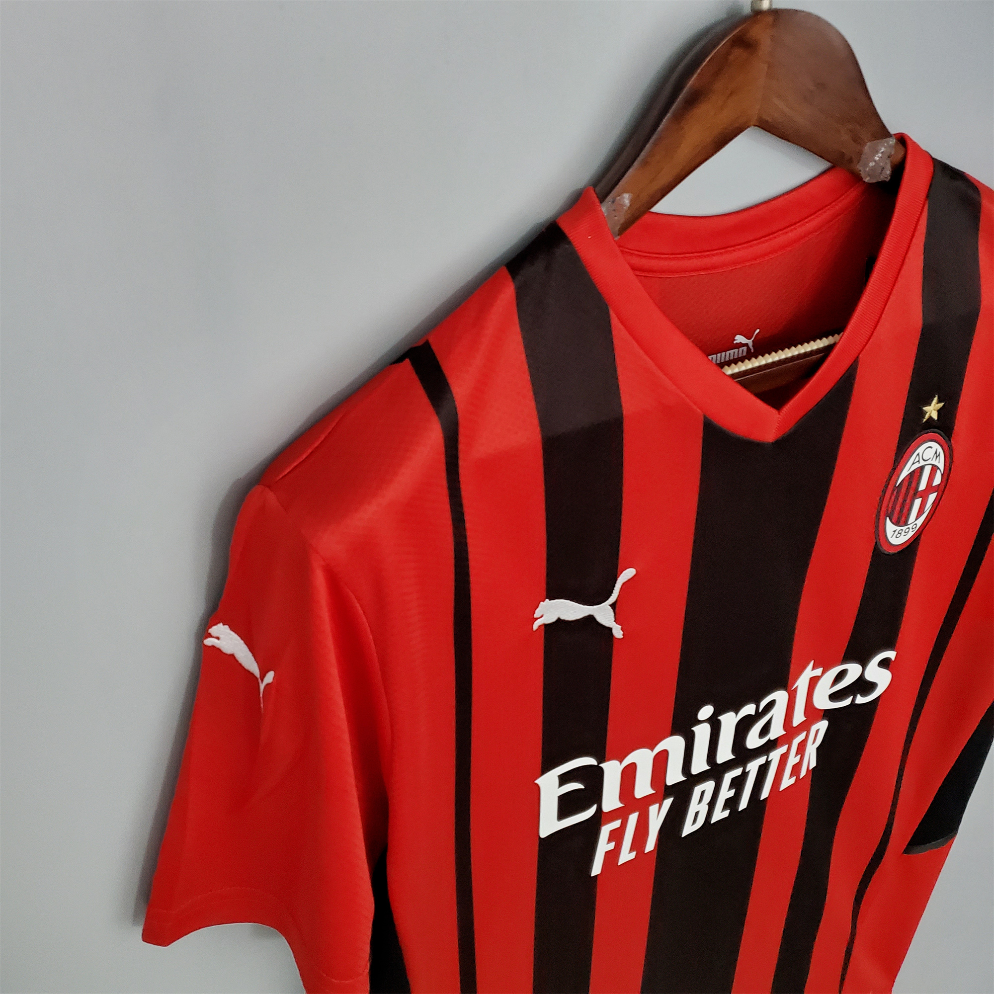 Retro AC Milan 2021-22 Home Stadium Jersey - SOCCERDEALSHOP