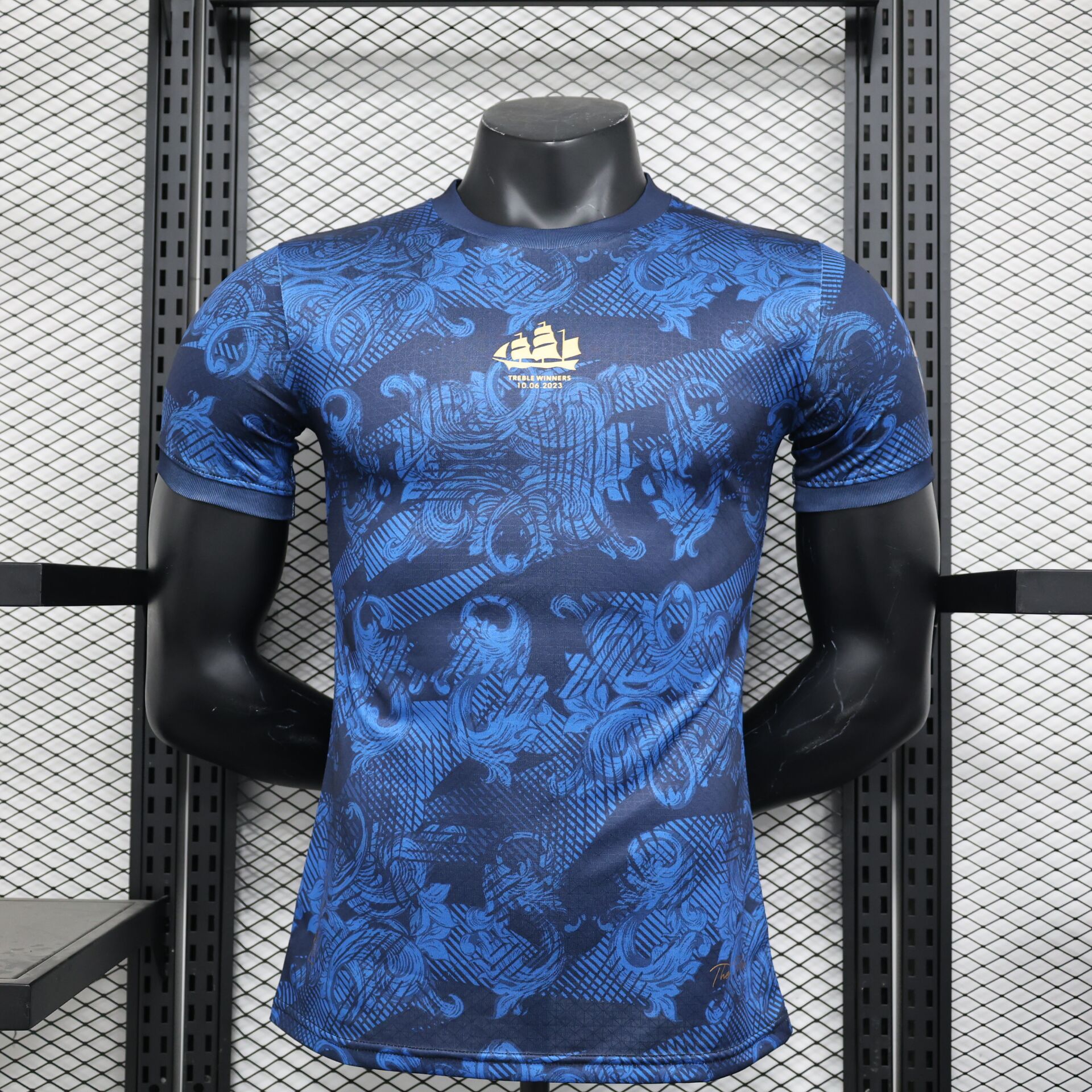 Manchester City 2023 Treble Winners Commemorative Jersey - Player Version - SOCCERDEALSHOP