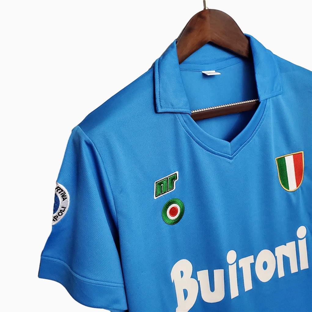 Retro Napoli 1987-88 Home Stadium Jersey - SOCCERDEALSHOP