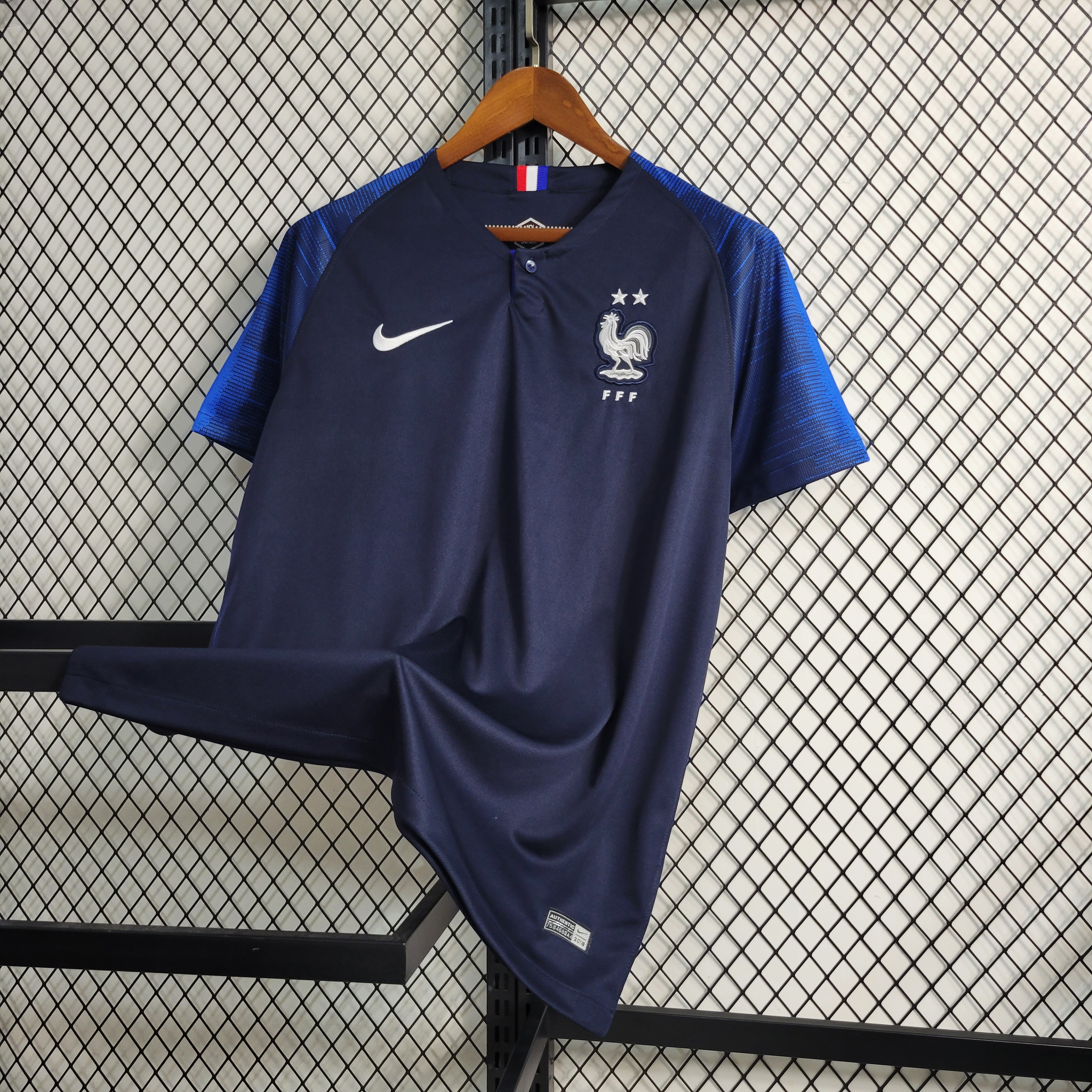 Retro France 2018 Home Stadium Jersey - SOCCERDEALSHOP