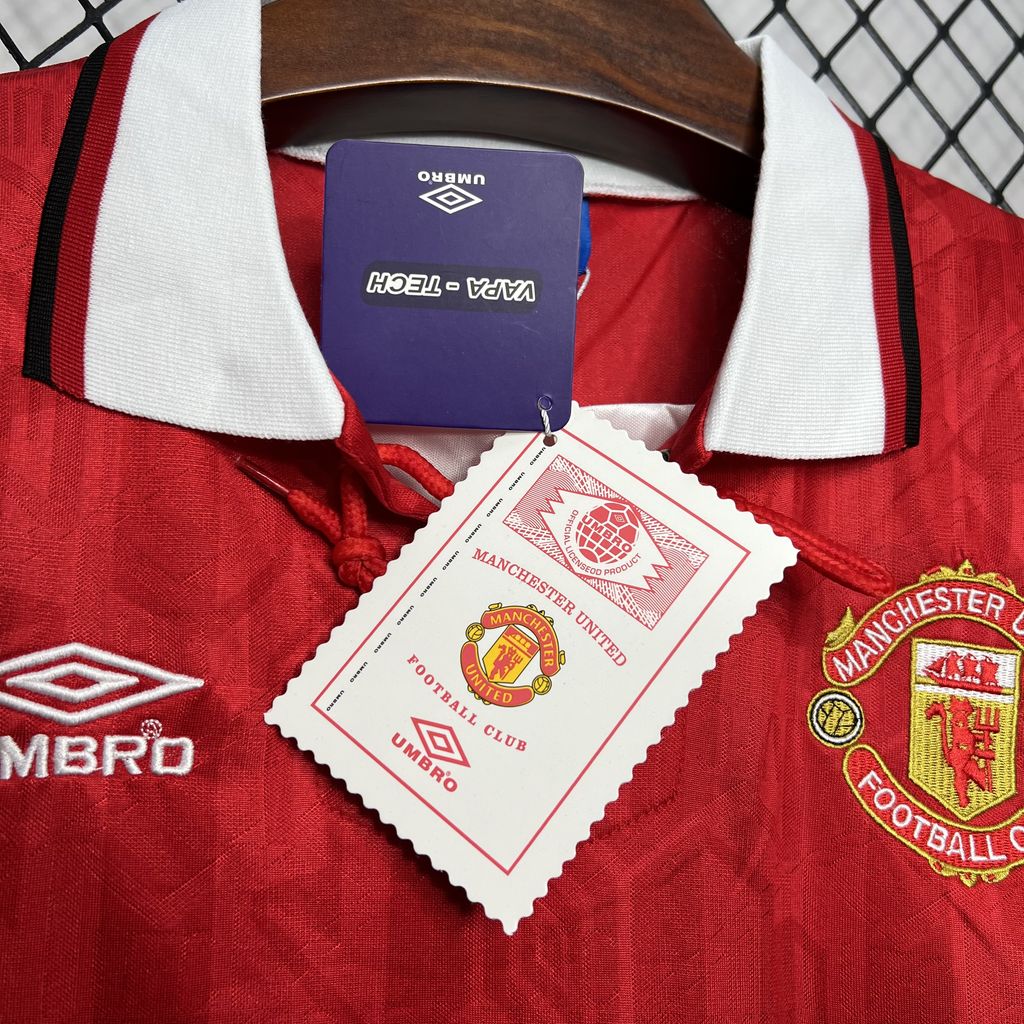 Manchester United Retro 1992-94 Home Jersey - SOCCERDEALSHOP