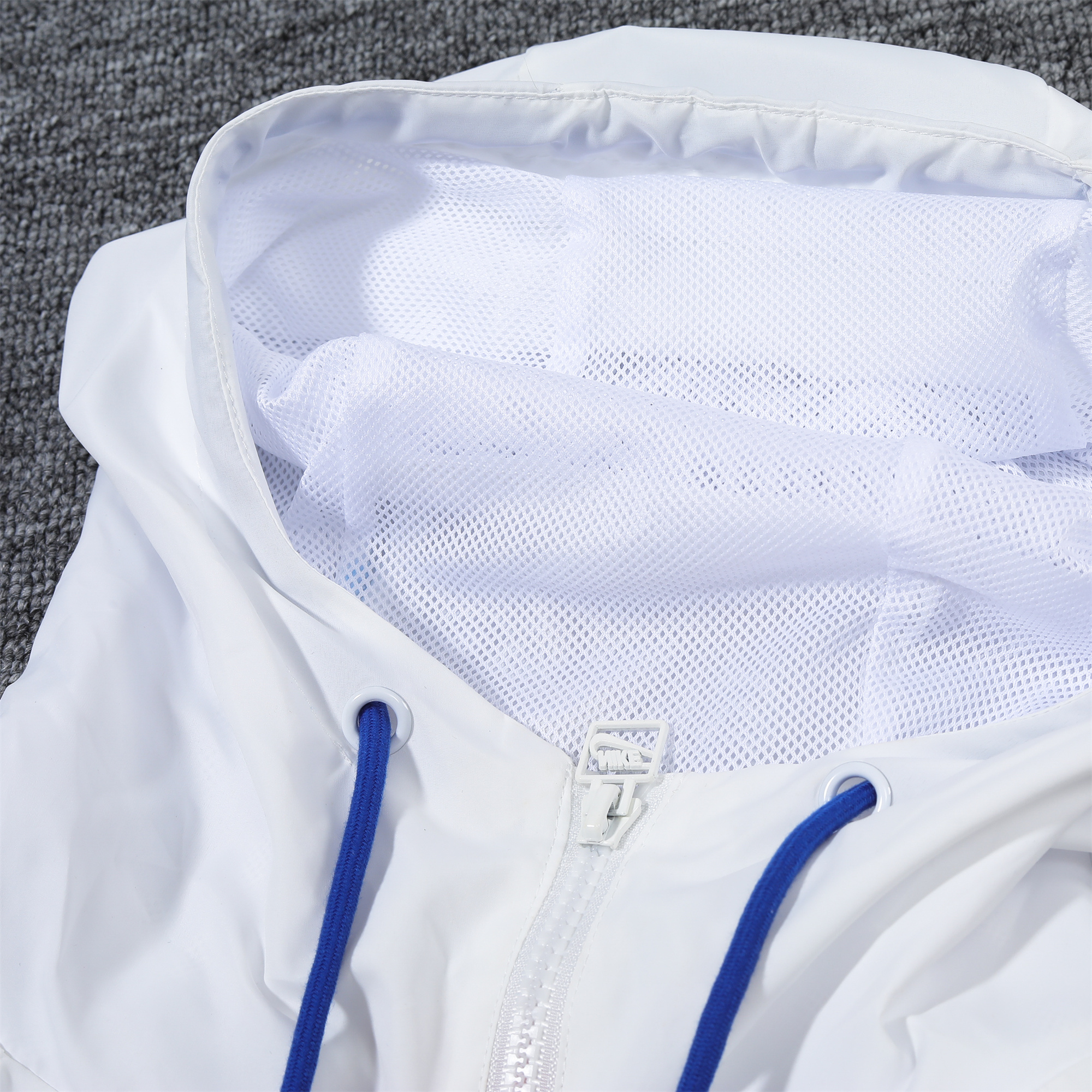 England 2024 National Team Anthem White Hooded Windbreaker - Player Version - SOCCERDEALSHOP