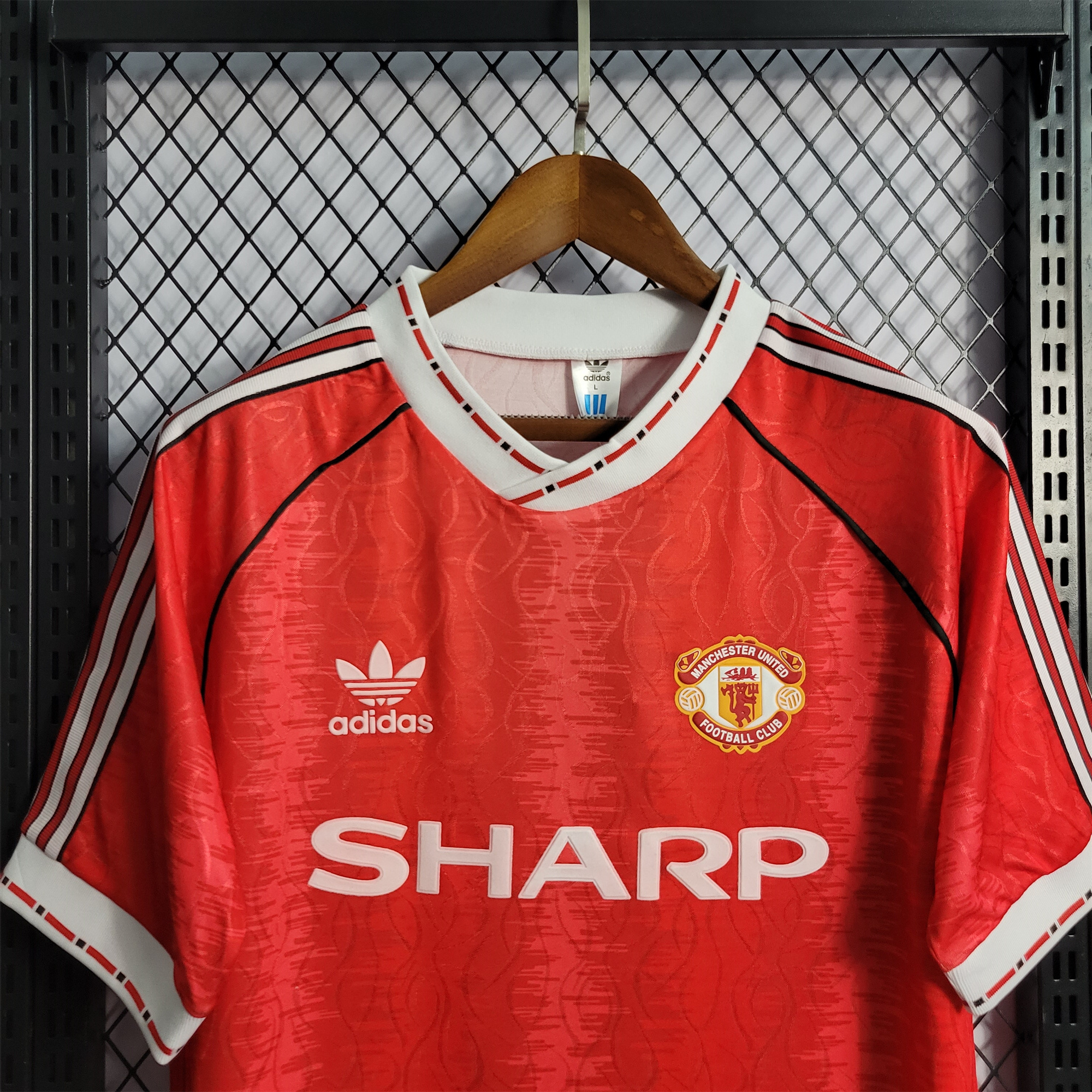 Manchester United Retro 90-92 Home Stadium Jersey - SOCCERDEALSHOP
