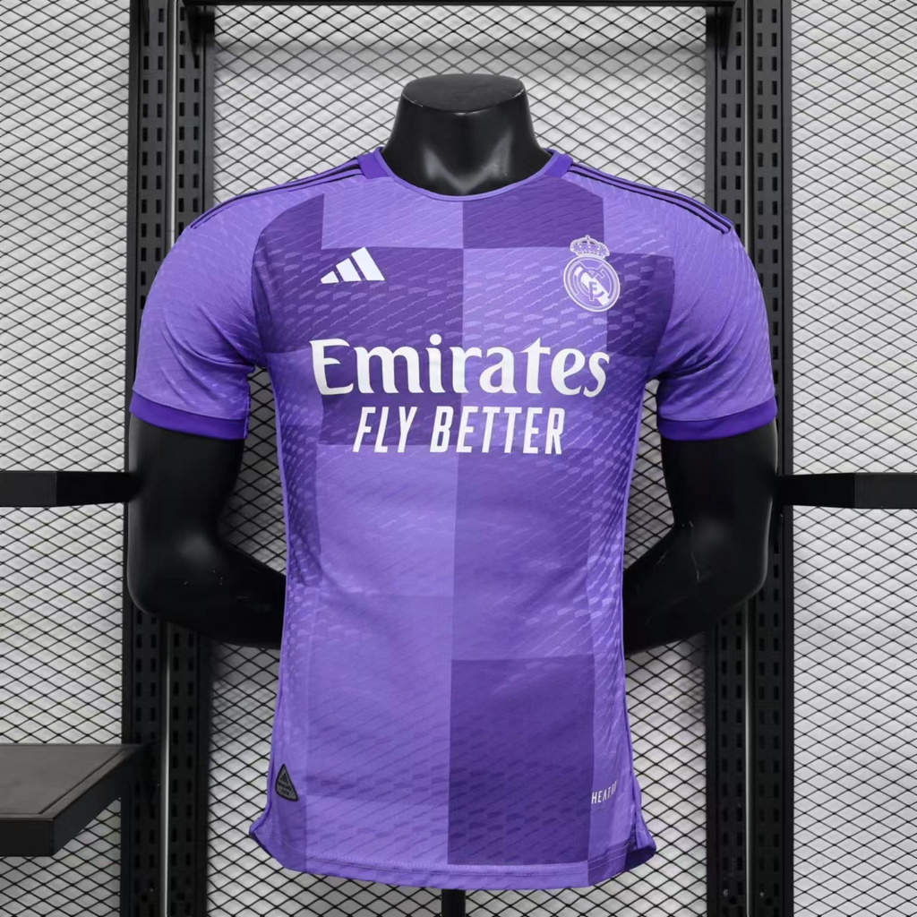 Real Madrid 23-24 Purple Jersey - Player Version - SOCCERDEALSHOP