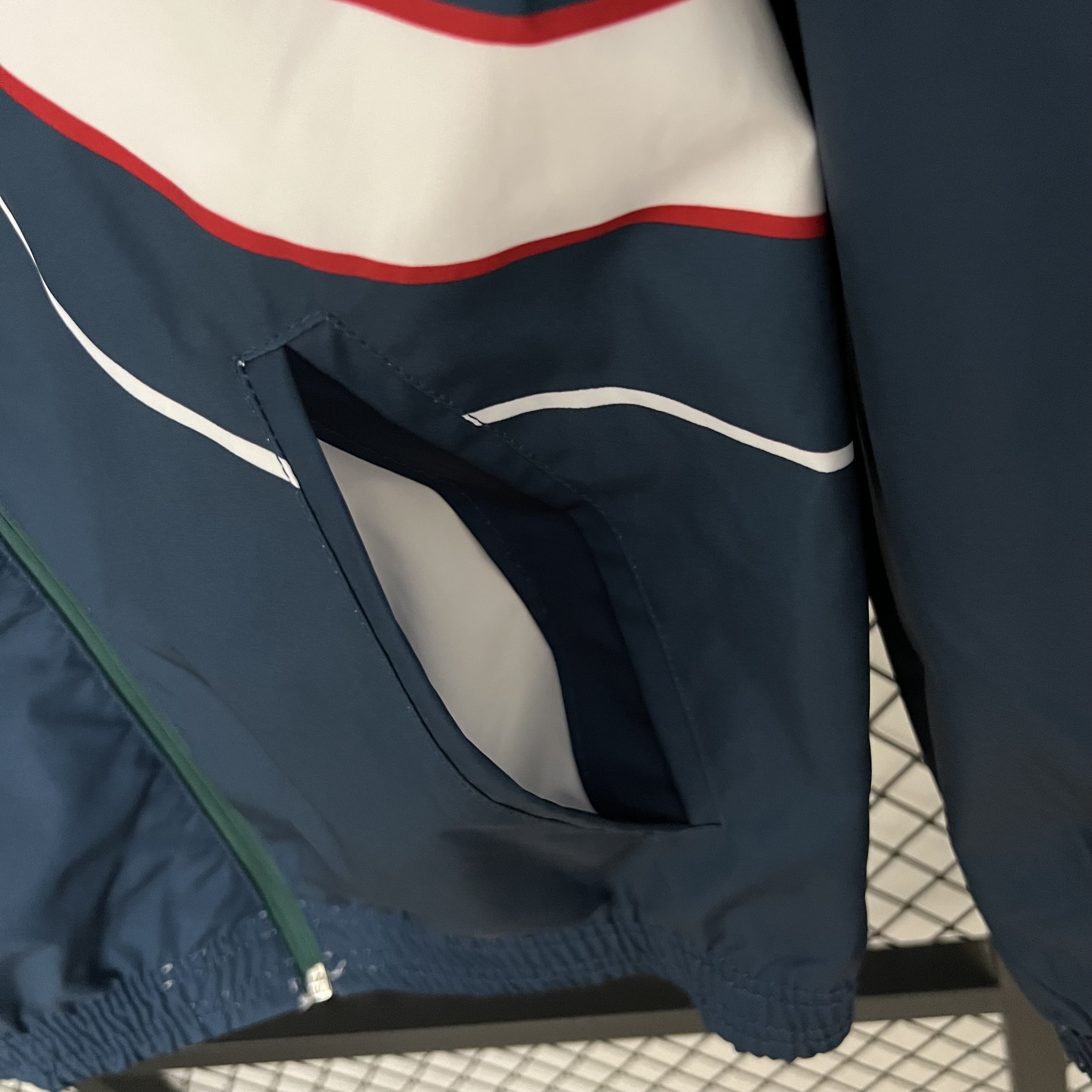 B.A.R.S.A 23-24 Player Reversible Windbreaker - White & Blue - SOCCERDEALSHOP