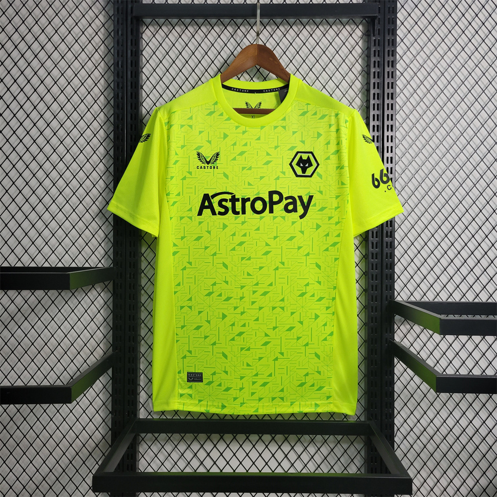 Wolverhampton Wanderers Wolves 23-24 Away Goalkeeper Jersey - Fans Version - SOCCERDEALSHOP