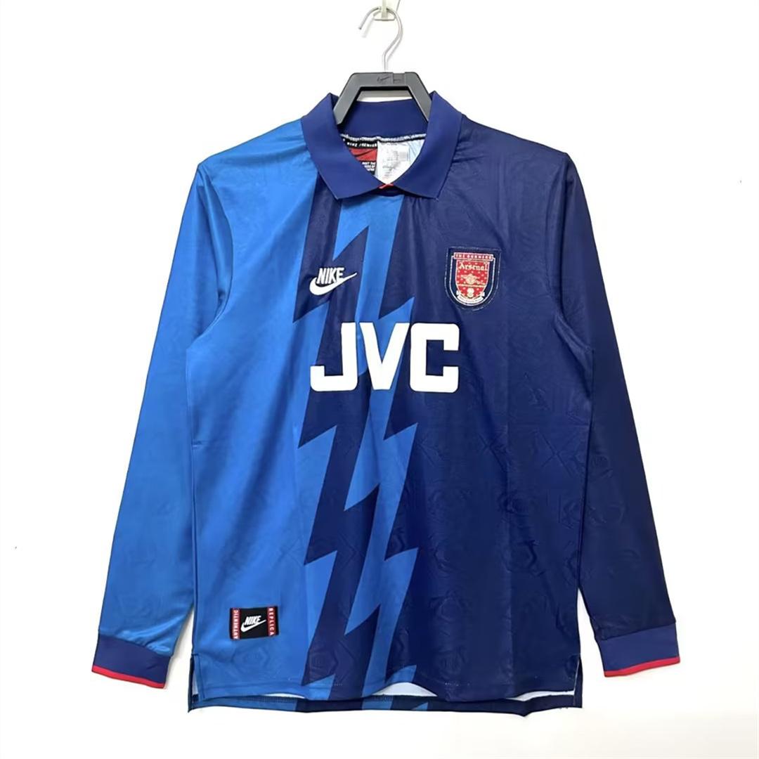 Arsenal Retro 95-96 Away Long Sleeve Jersey - SOCCERDEALSHOP