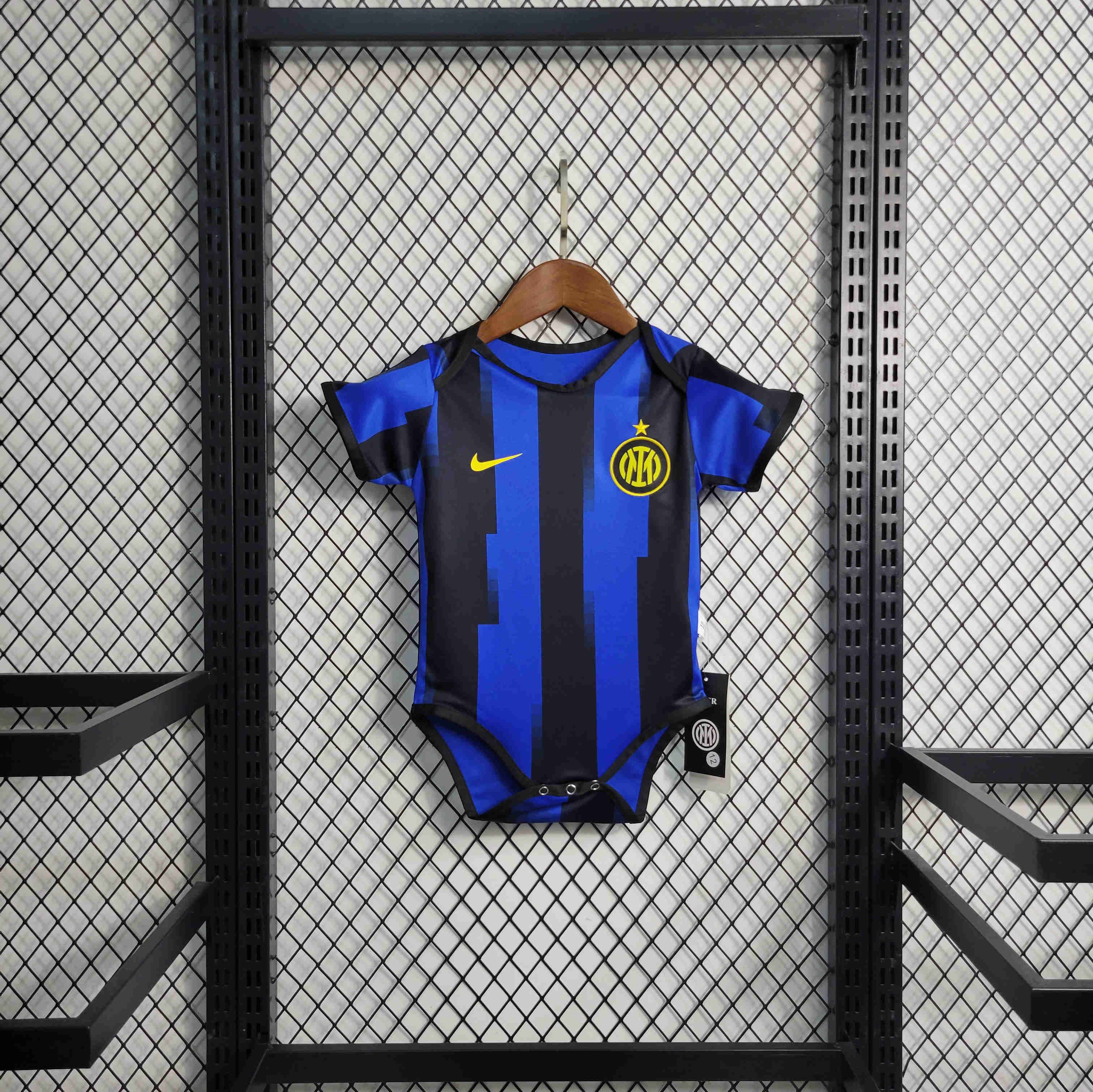 23-24 Inter Milan Home Baby Crawling Suit - SOCCERDEALSHOP
