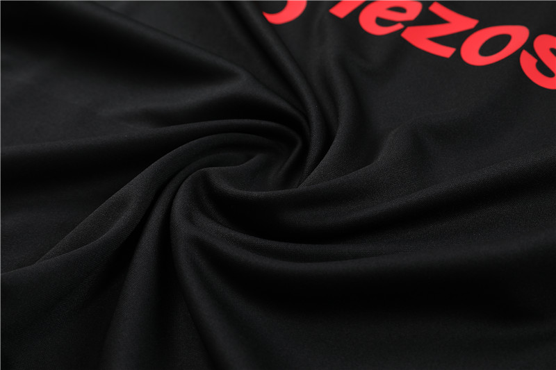 Manchester United 23-24 Kids Long Sleeve Training Set Black - SOCCERDEALSHOP