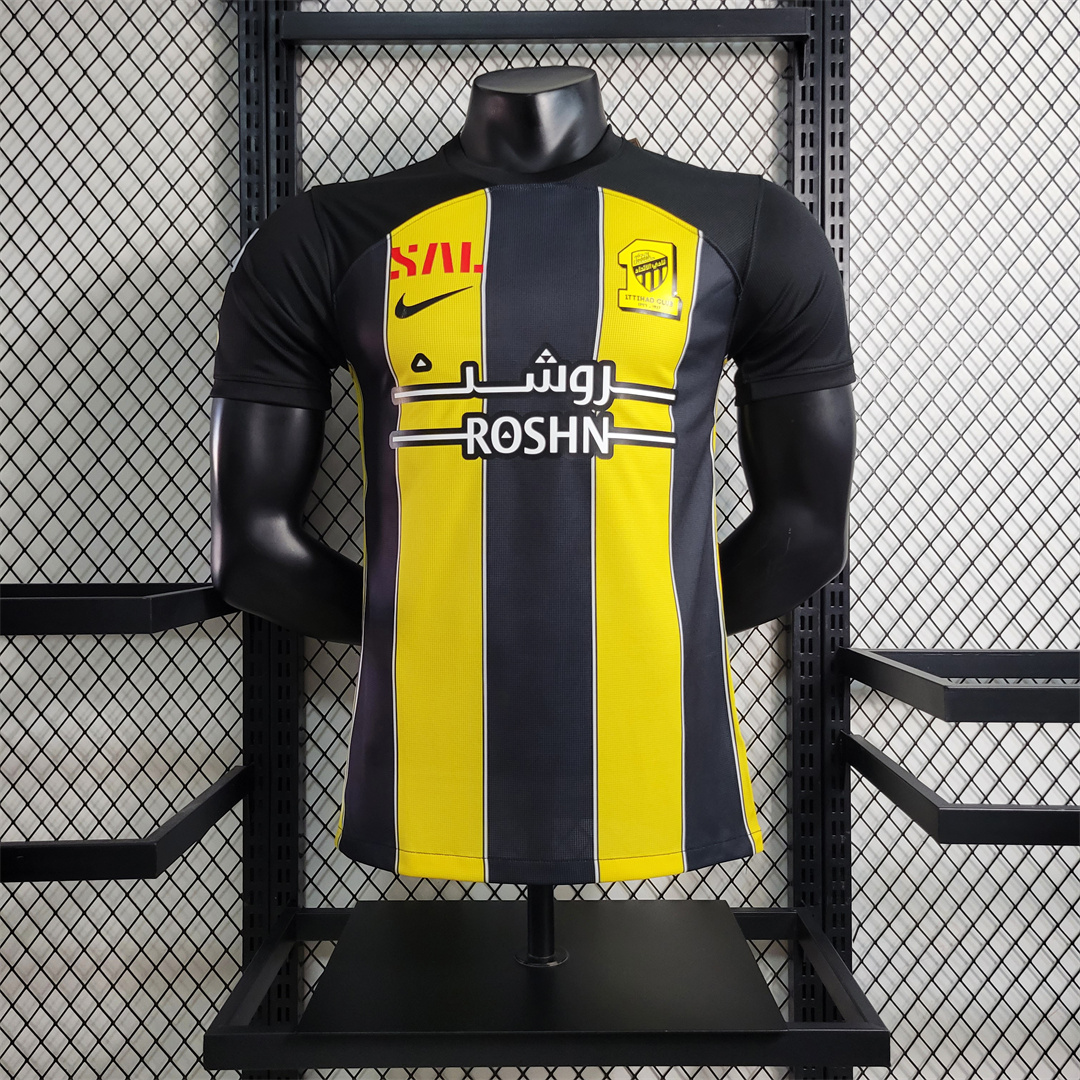 Al Ittihad Jeddah United 23-24 Home Jersey - Player Version - SOCCERDEALSHOP