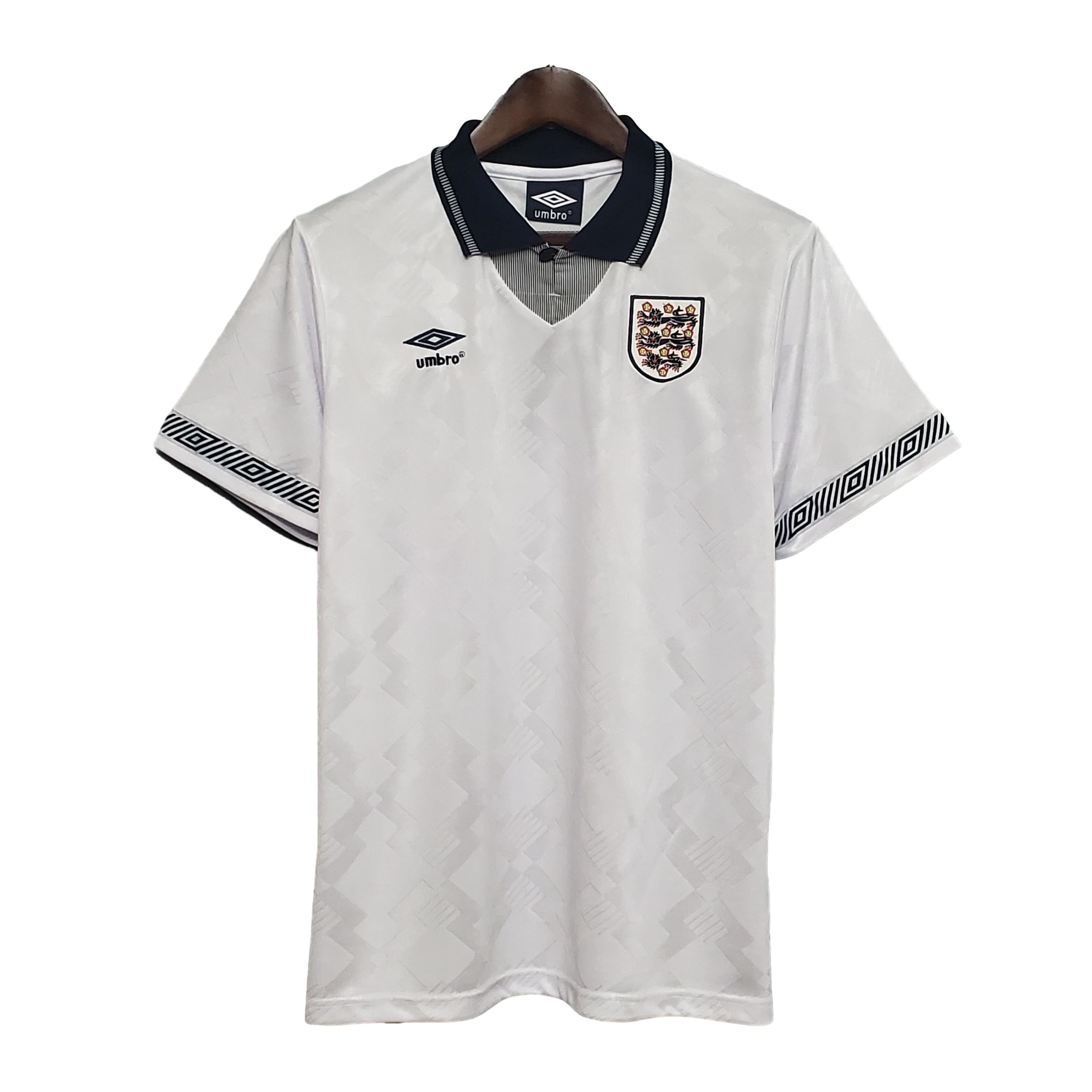 Retro England 1990 Home Stadium Jersey - SOCCERDEALSHOP