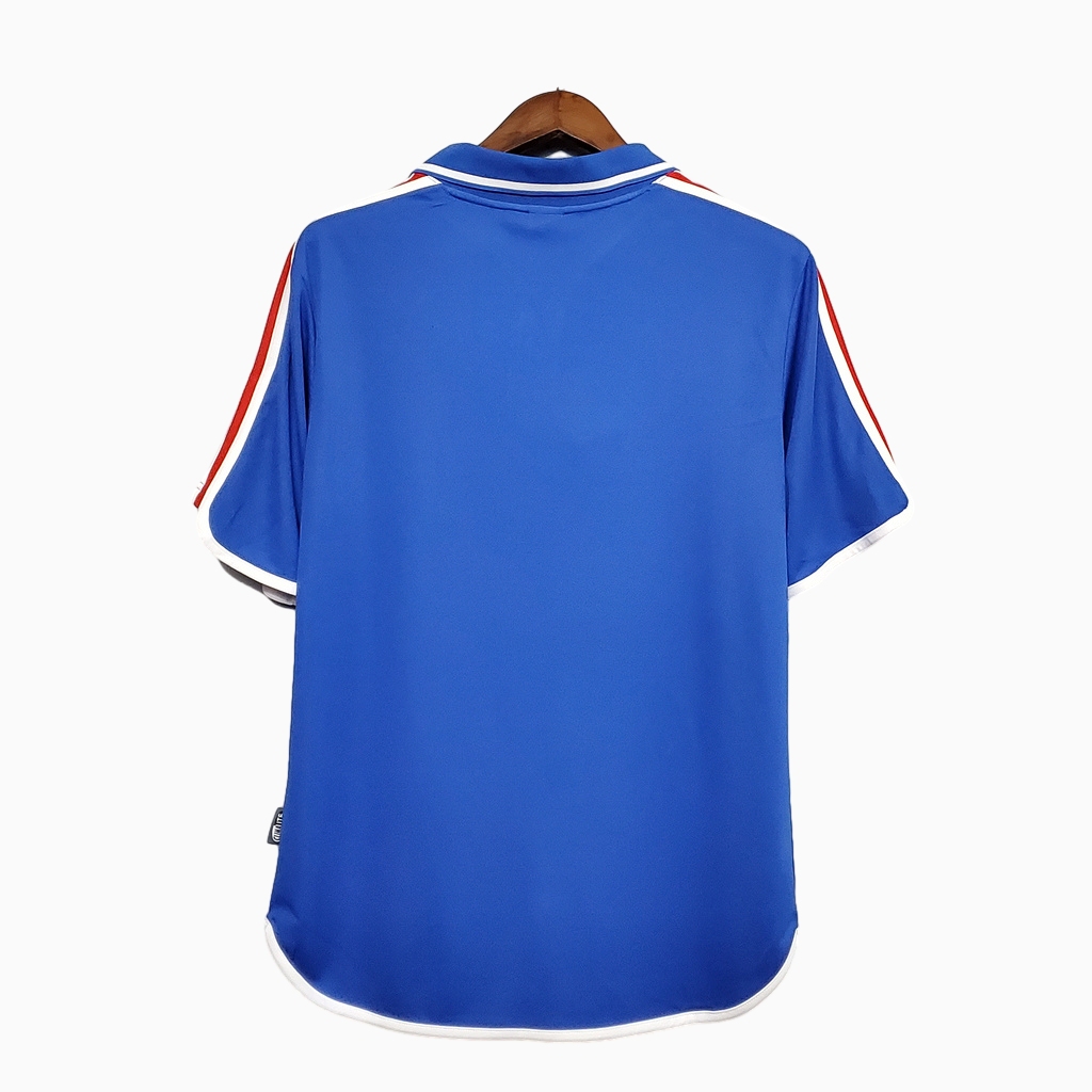 Retro France 2000 Home Stadium Jersey - SOCCERDEALSHOP