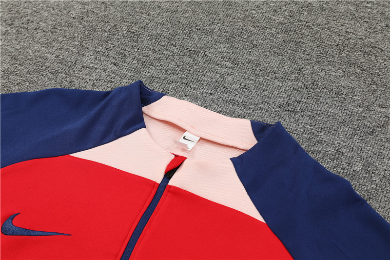 Atletico Madrid 23-24 Long Sleeve Training Set -Red - SOCCERDEALSHOP