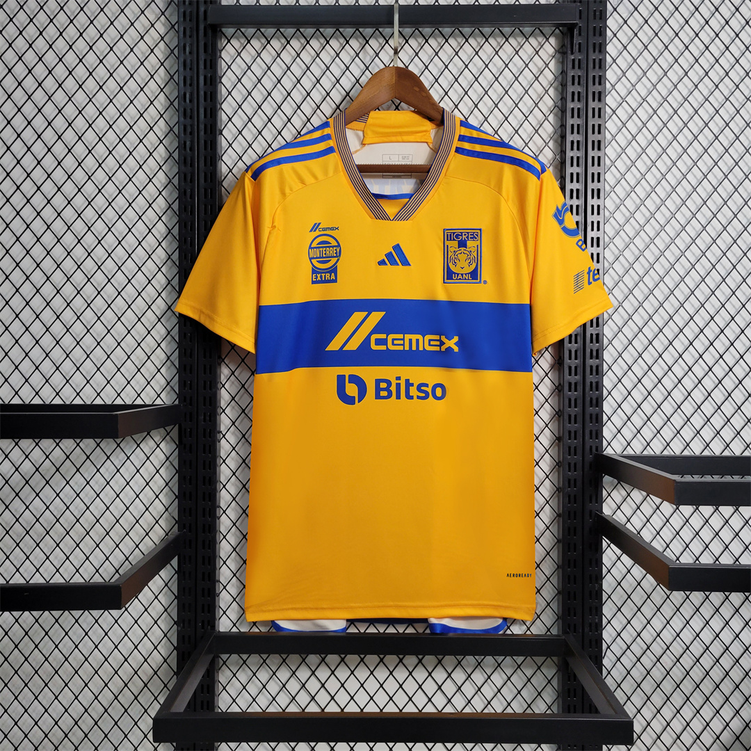 Tigres UANL 23-24 Home Stadium Jersey - Fans Version - SOCCERDEALSHOP