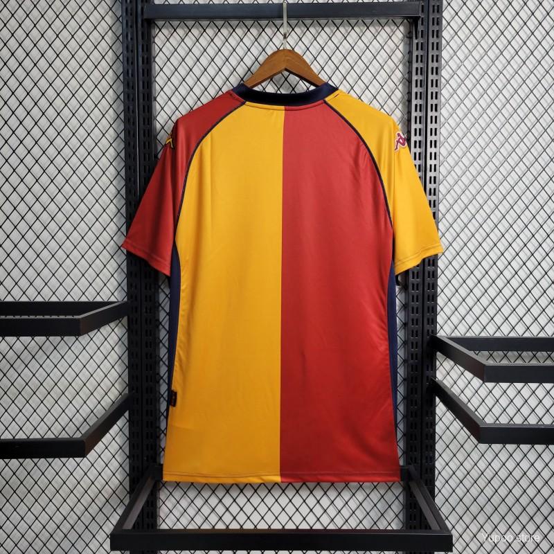 Retro Roma 2001-02 European Home Jersey - SOCCERDEALSHOP