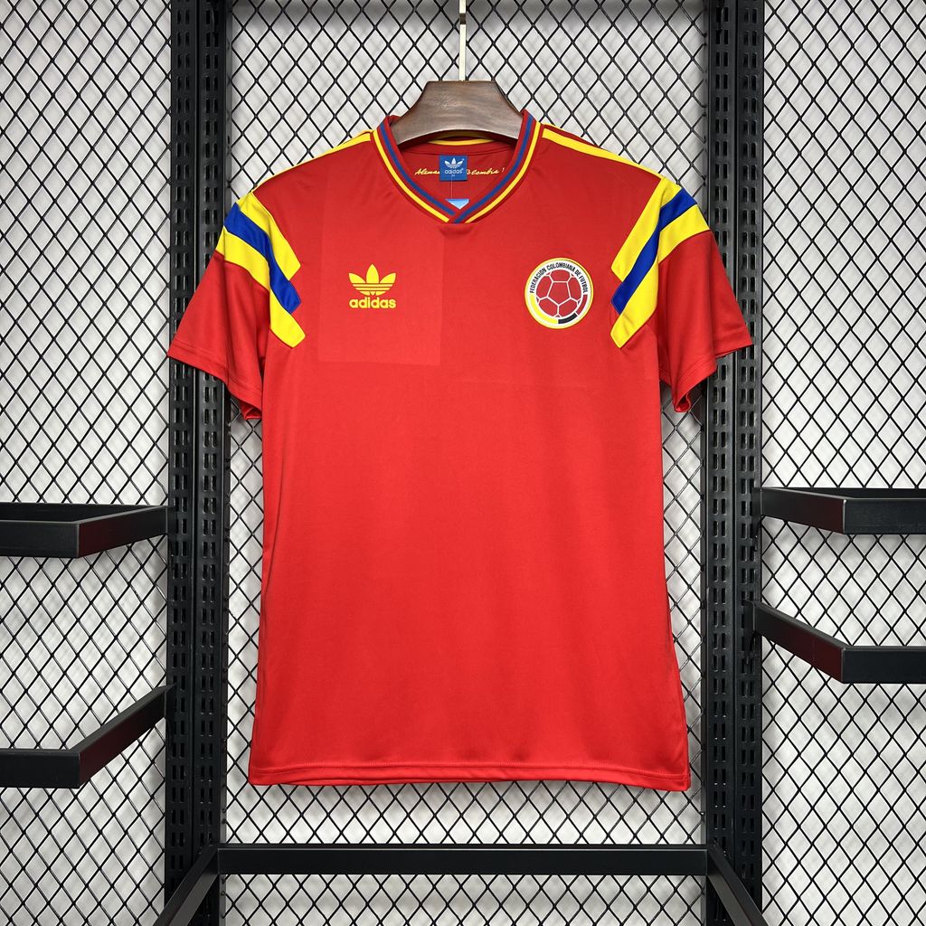 Retro Colombia 1990 Away Jersey - SOCCERDEALSHOP