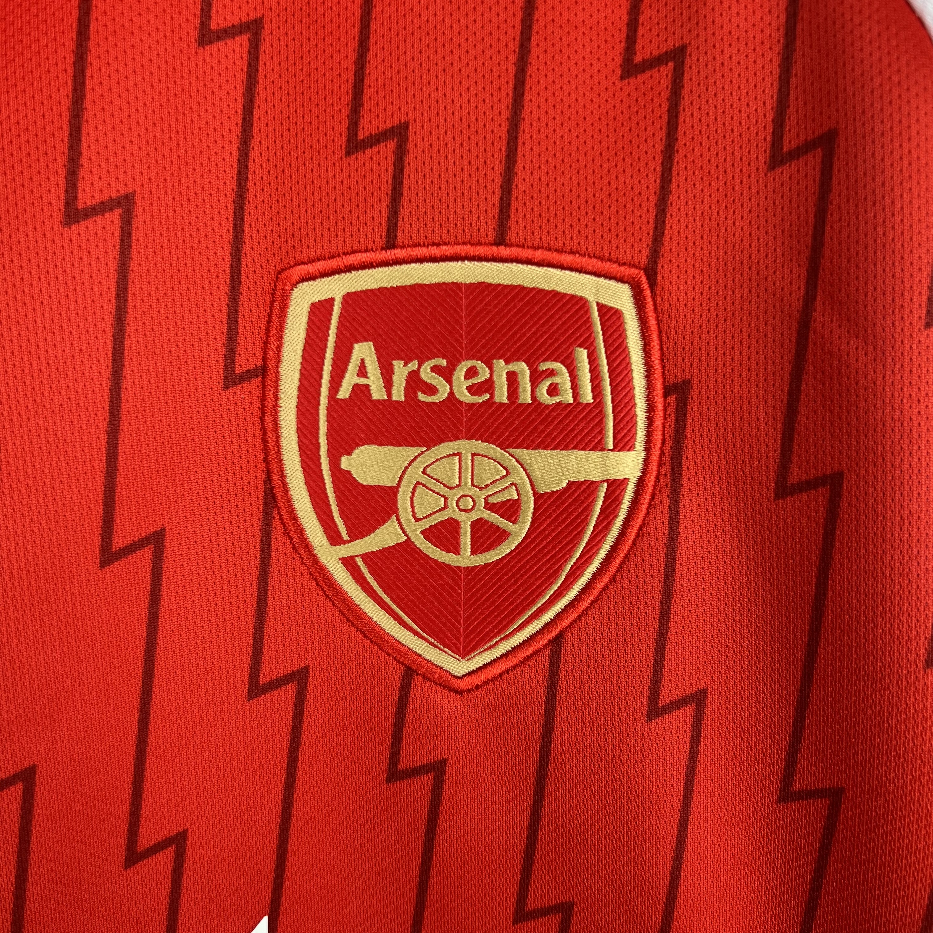 Arsenal 23-24 Home Long Sleeve Jersey - Fans Version - SOCCERDEALSHOP
