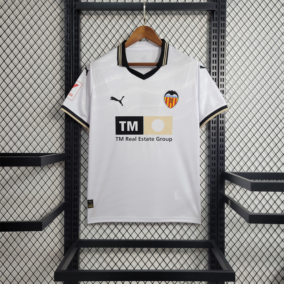 Valencia 23-24 Home Stadium Jersey - Fans Version - SOCCERDEALSHOP
