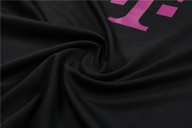 Bayern Munich 23-24 Long Sleeve Training Set -Black and Purple - SOCCERDEALSHOP