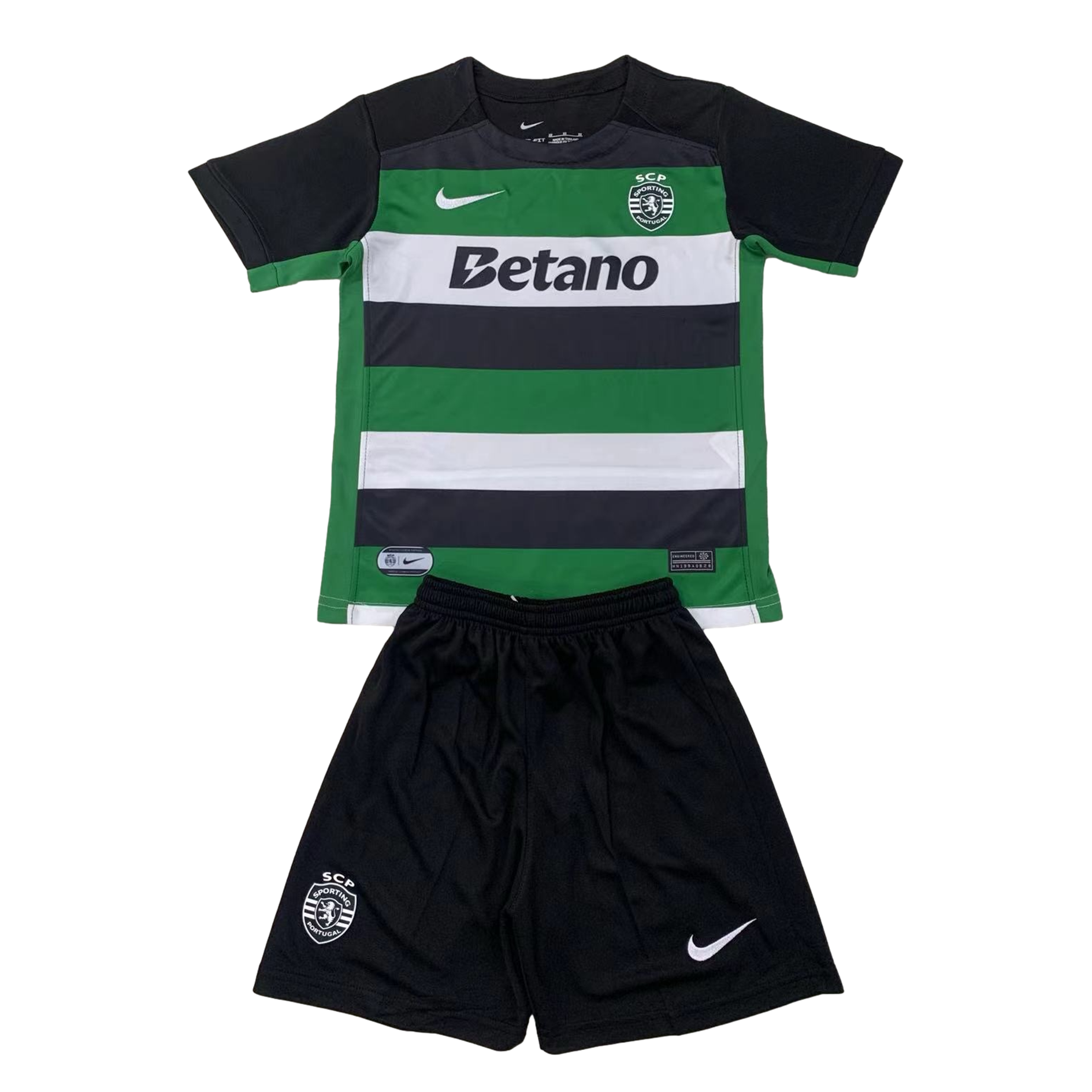 Sporting CP Portugal 24-25 Home Stadium Kids Kit - SOCCERDEALSHOP