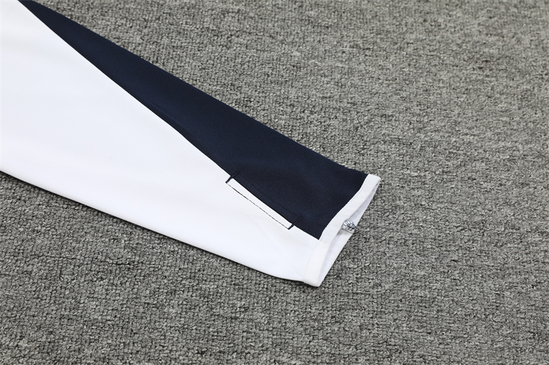 Real Madrid 24-25 Long Sleeve Training Set - White - SOCCERDEALSHOP