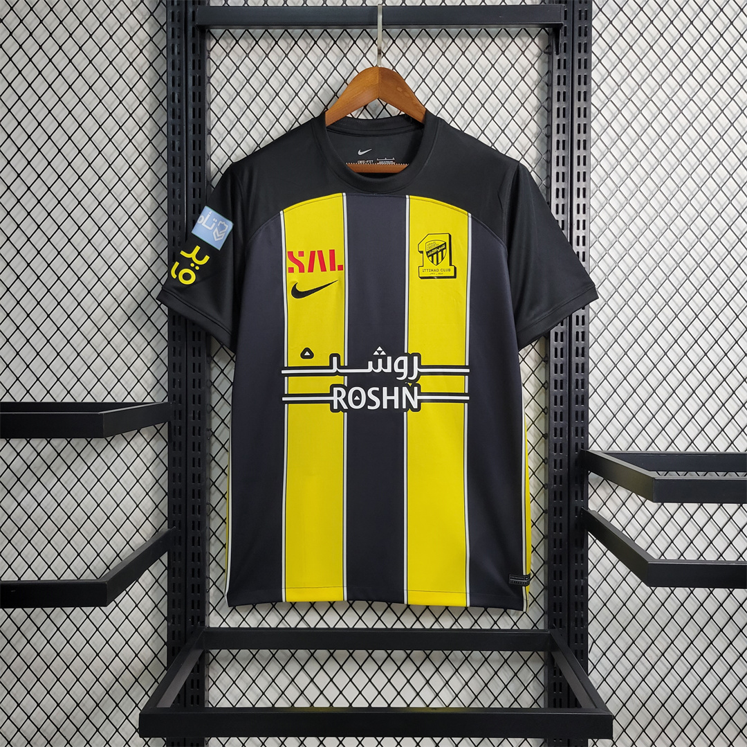 Al Ittihad Jeddah United 23-24 Home Jersey - Fans Version - SOCCERDEALSHOP