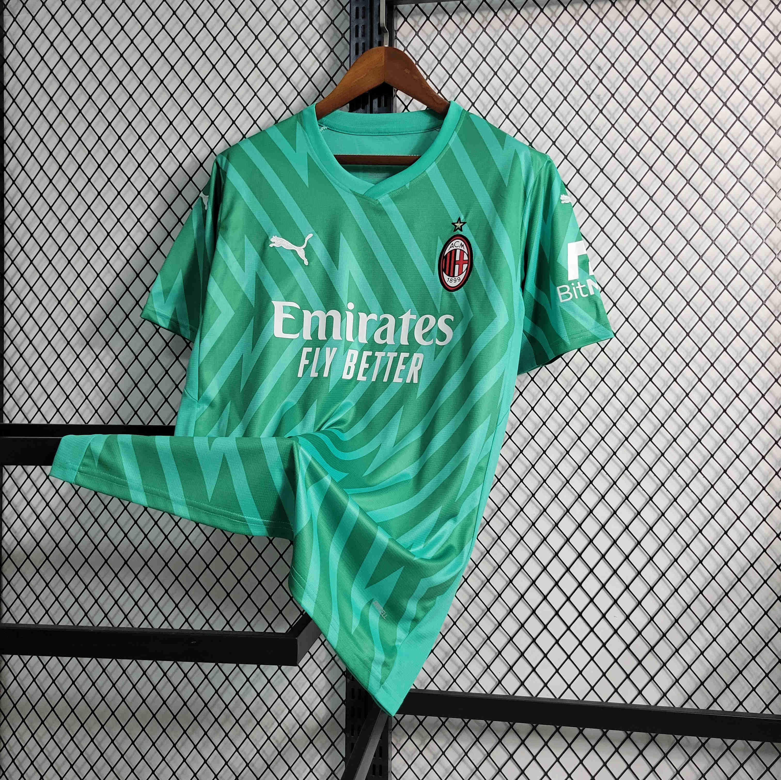 AC Milan 23-24 Green Goalkeeper Jersey - Fans Version - SOCCERDEALSHOP