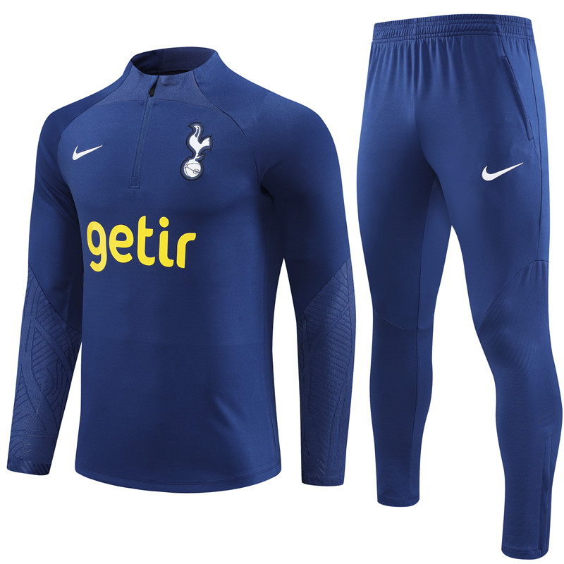Tottenham Hotspur 23-24 Long Sleeve Training Set -Totten Blue - SOCCERDEALSHOP