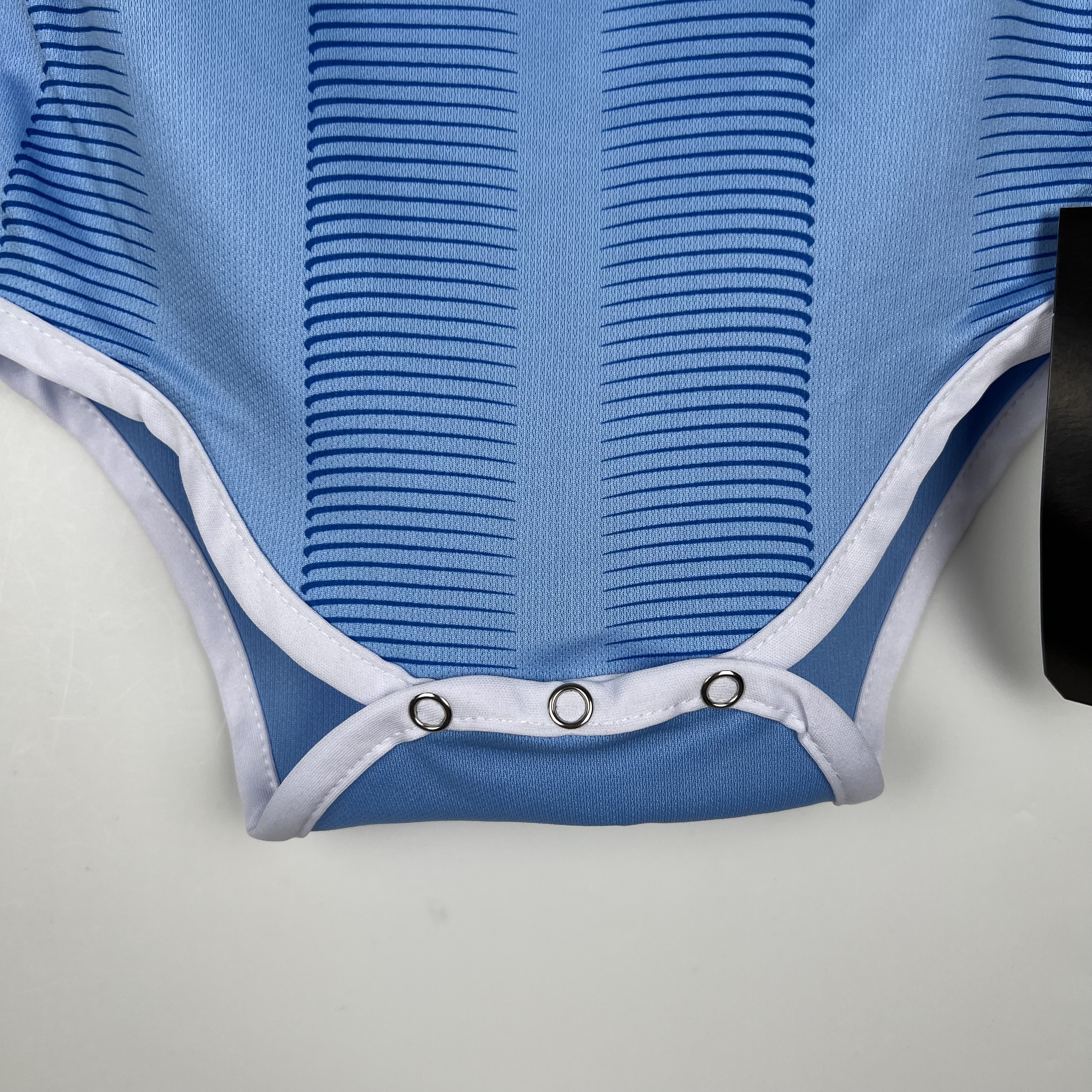 Manchester City 23-24 Home Stadium Baby Crawling Suit - SOCCERDEALSHOP