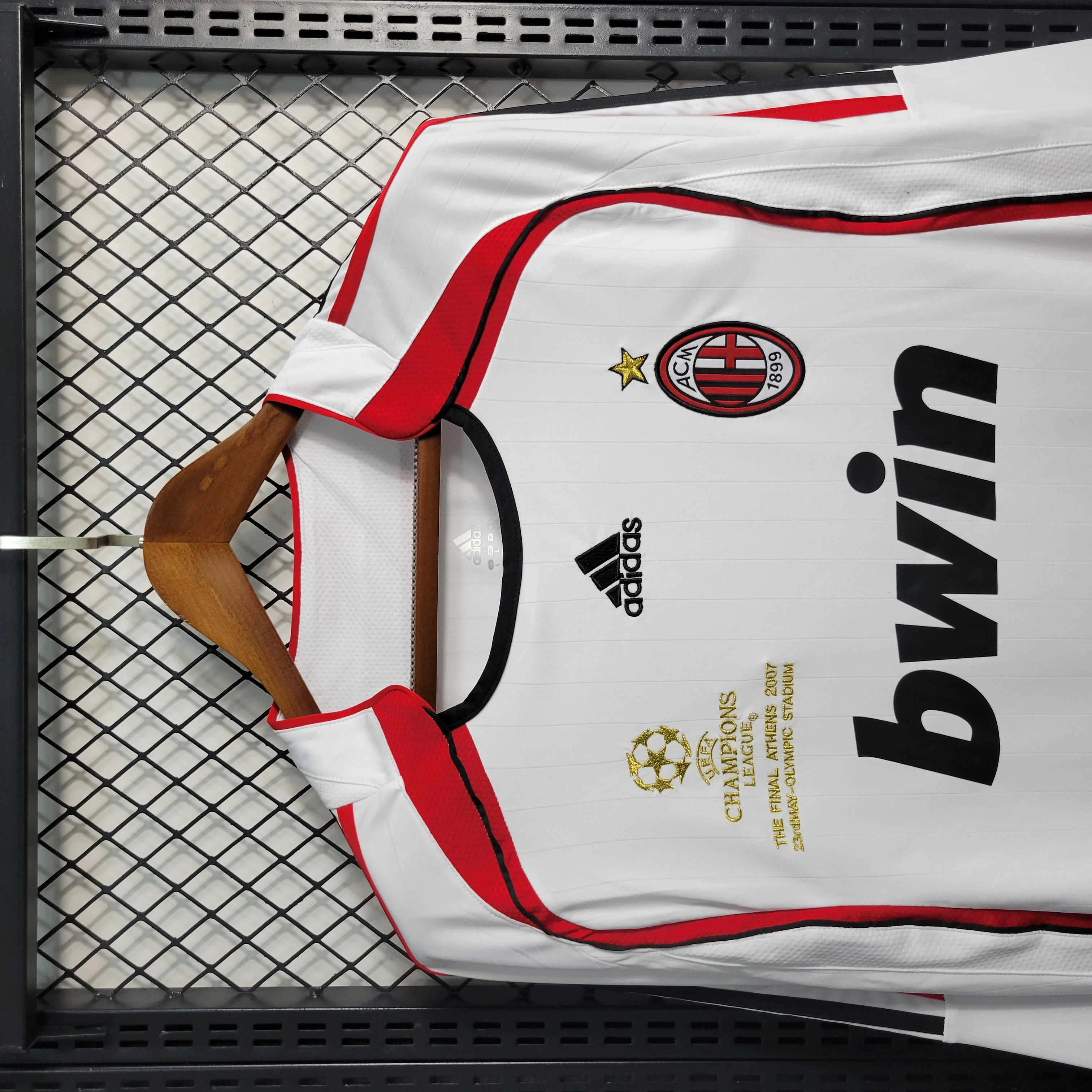 Retro AC Milan 06-07 Away Stadium Long Sleeve Jersey - Champions League Final - SOCCERDEALSHOP