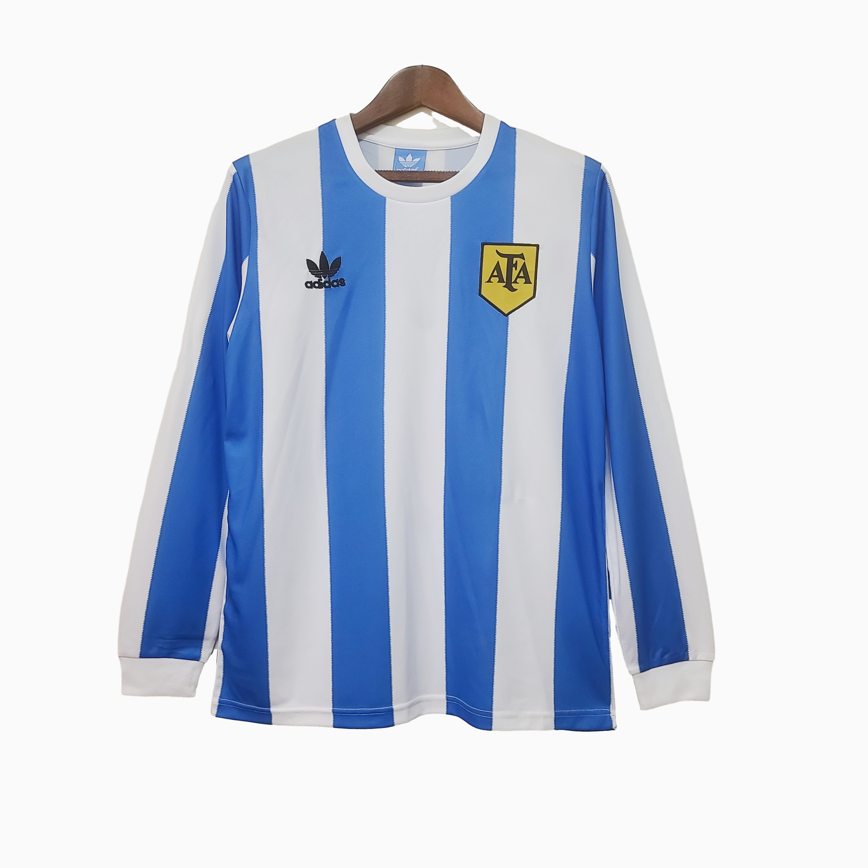 Retro Argentina 1978 Home Stadium Long Sleeve Jersey - SOCCERDEALSHOP