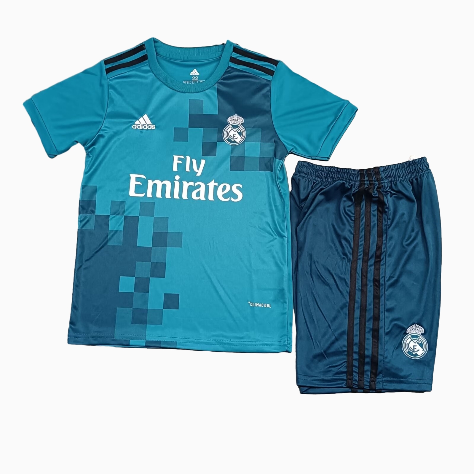 Retro Real Madrid 17-18 Third Kids Kit - SOCCERDEALSHOP