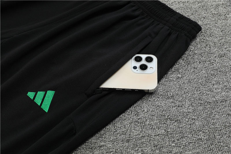 Bayern Munich 23-24 Long Sleeve Training Set -Black and Purple - SOCCERDEALSHOP