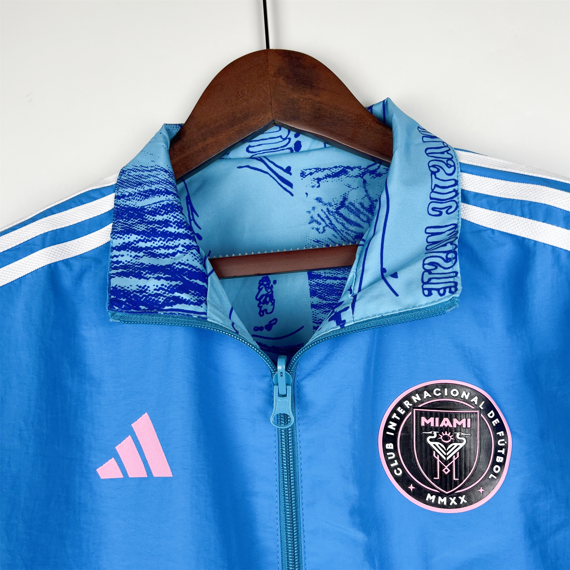 INT M.A.M 23-24 Double Sided Windbreaker - Blue - SOCCERDEALSHOP