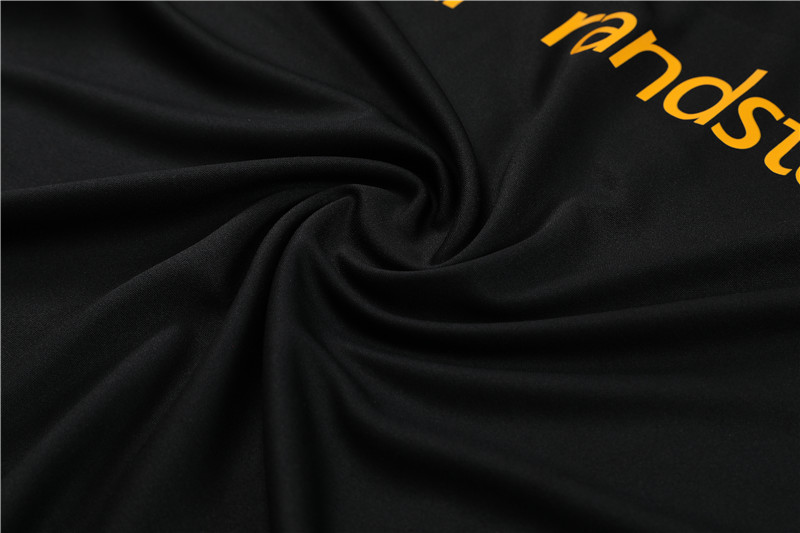 Marseille 23-24 Long Sleeve Training Set -Black and Yellow - SOCCERDEALSHOP